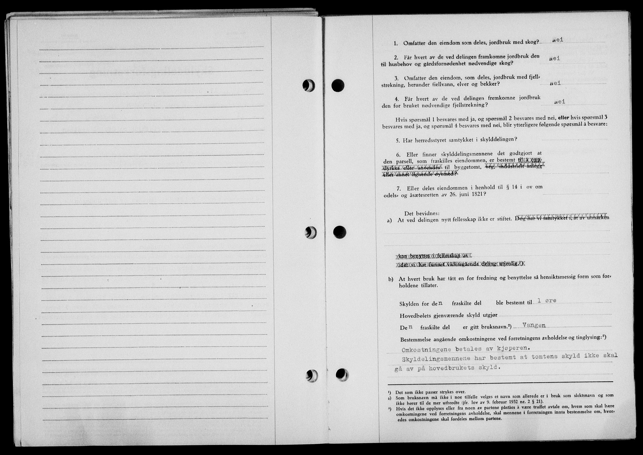 Lofoten sorenskriveri, SAT/A-0017/1/2/2C/L0022a: Mortgage book no. 22a, 1949-1950, Diary no: : 2514/1949