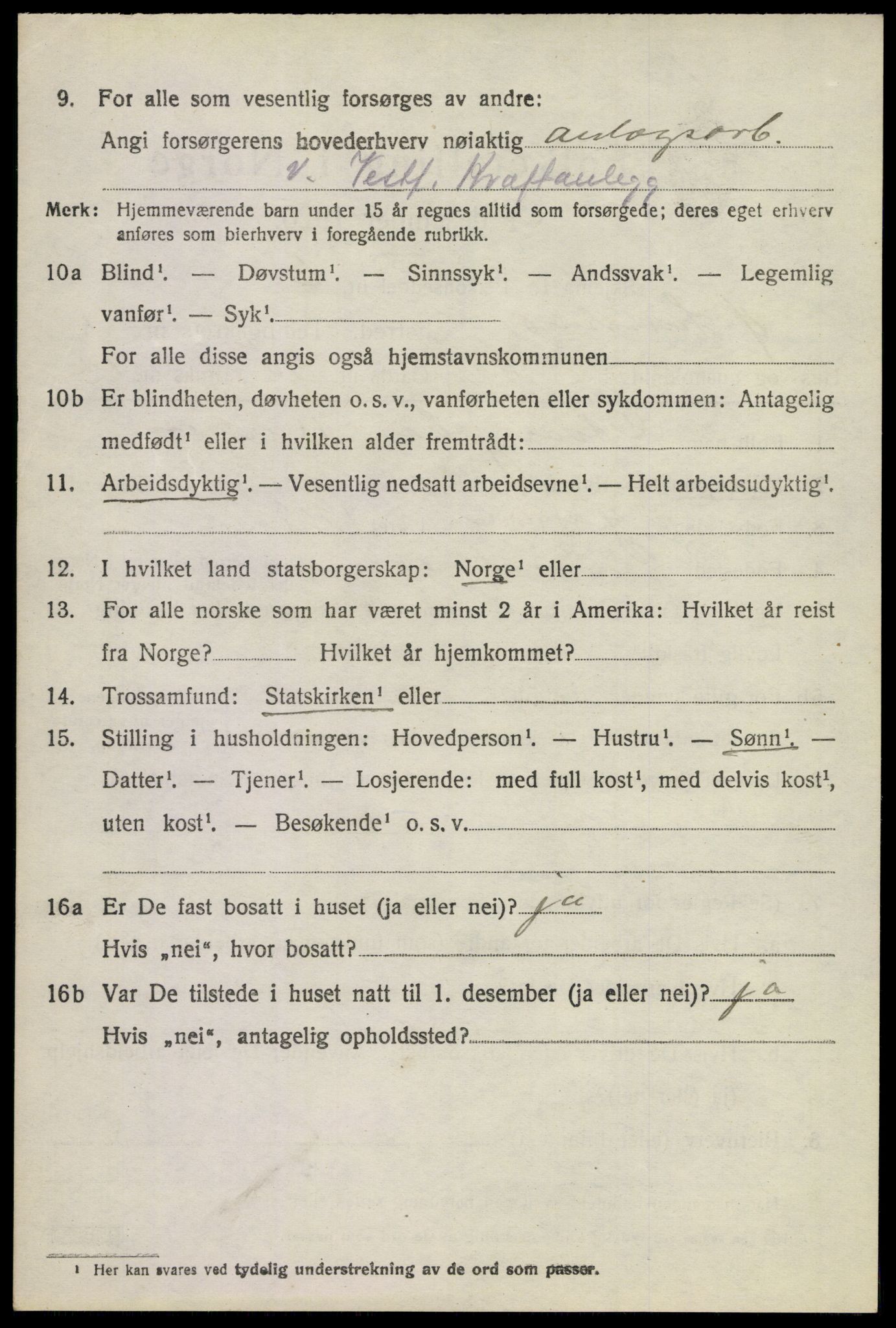 SAKO, 1920 census for Øvre Sandsvær, 1920, p. 1595