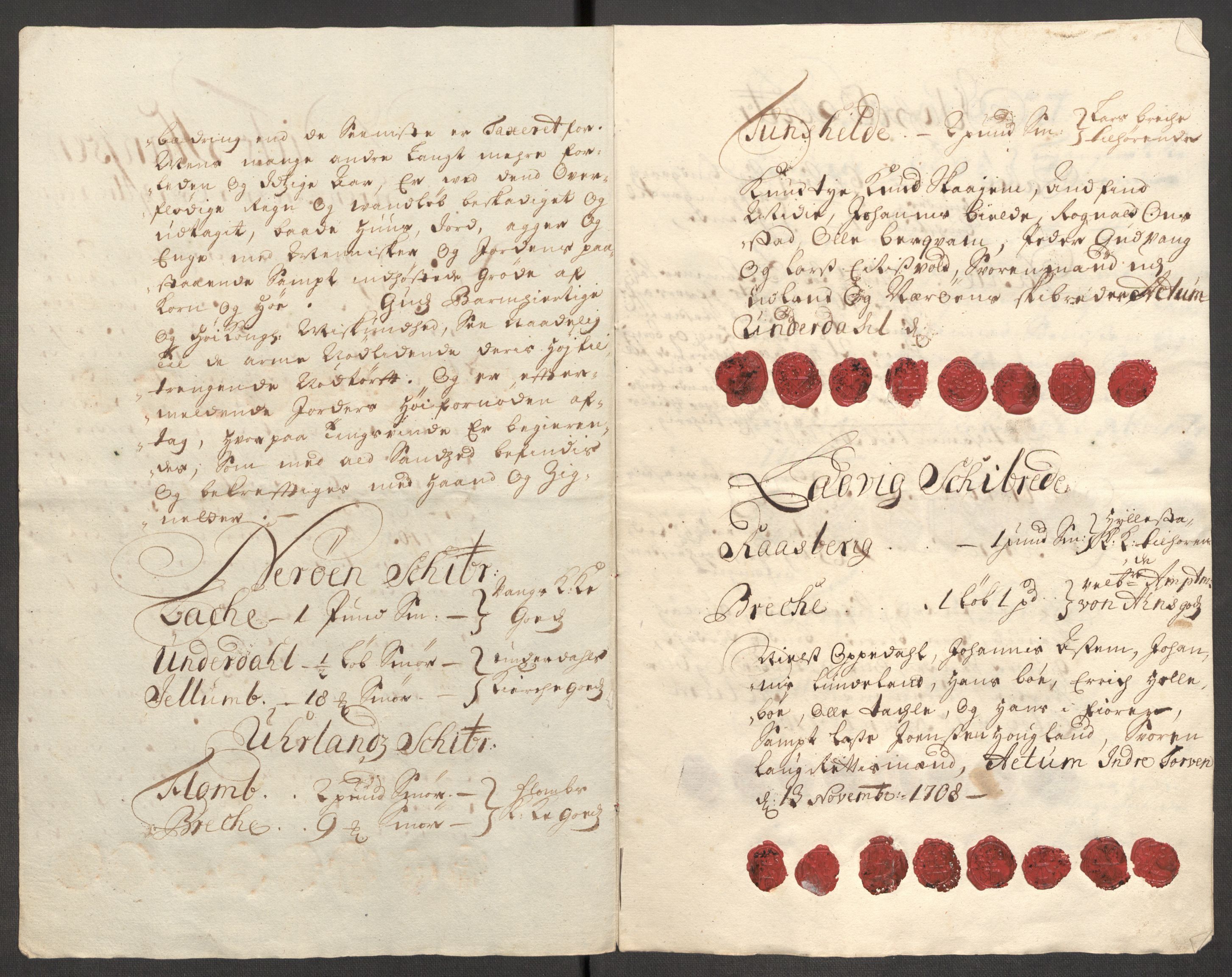 Rentekammeret inntil 1814, Reviderte regnskaper, Fogderegnskap, RA/EA-4092/R52/L3315: Fogderegnskap Sogn, 1708, p. 145