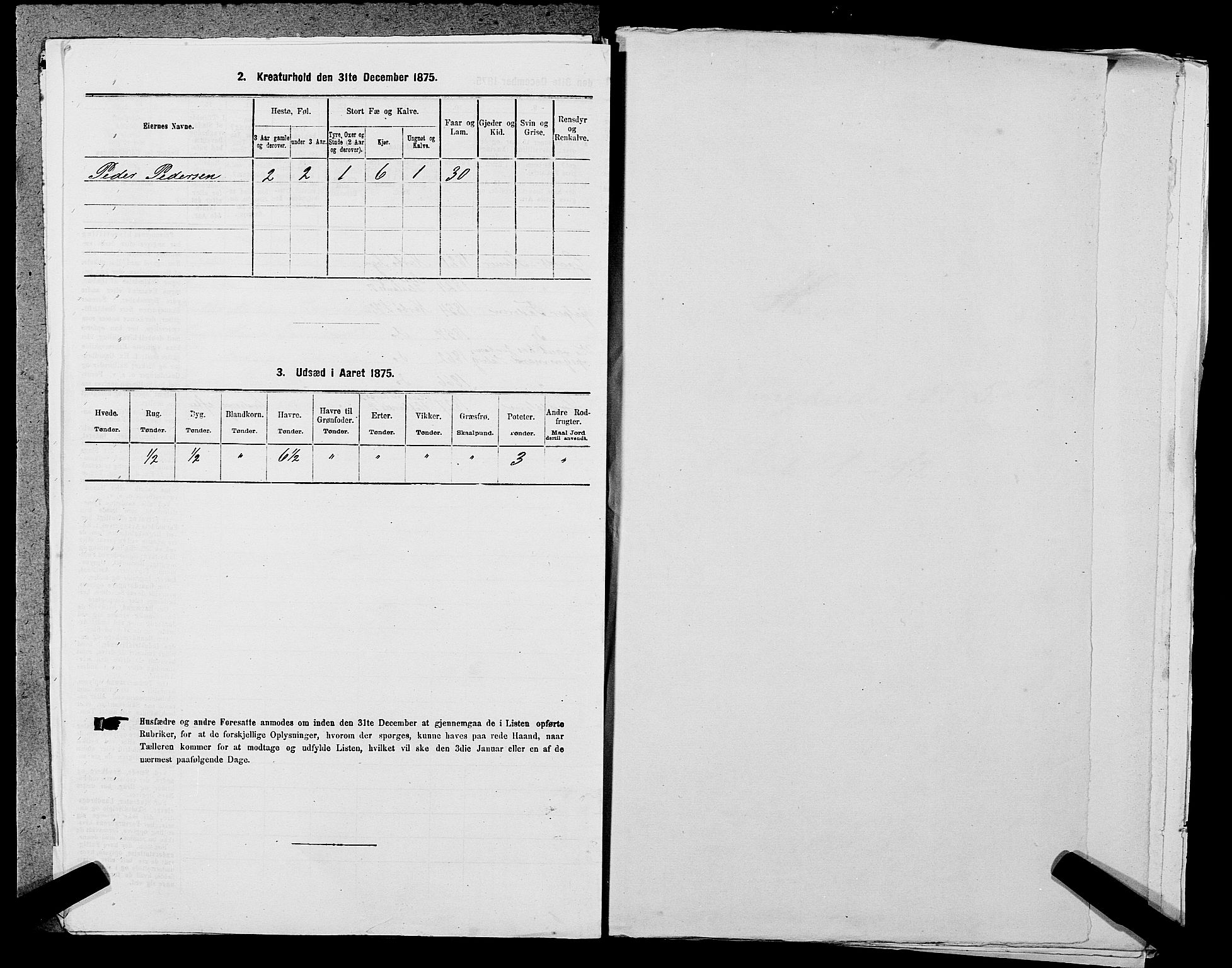 SAST, 1875 census for 1119P Hå, 1875, p. 552