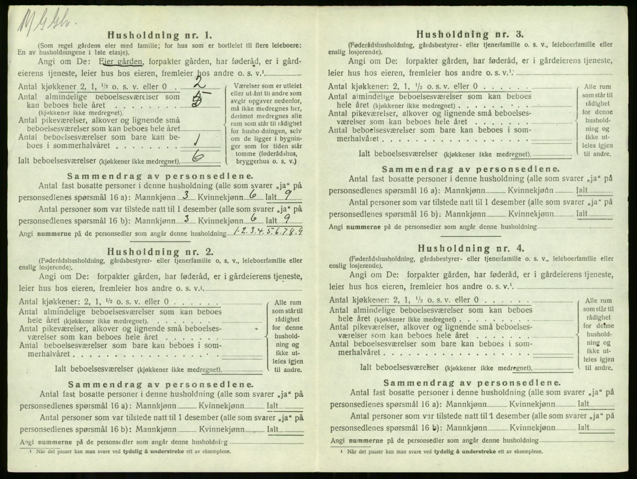 SAKO, 1920 census for Stokke, 1920, p. 1851