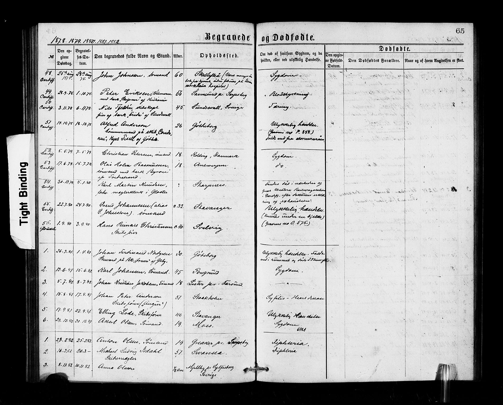 Den norske sjømannsmisjon i utlandet/Bristolhavnene(Cardiff-Swansea), AV/SAB-SAB/PA-0102/H/Ha/Haa/L0001: Parish register (official) no. A 1, 1866-1887, p. 65