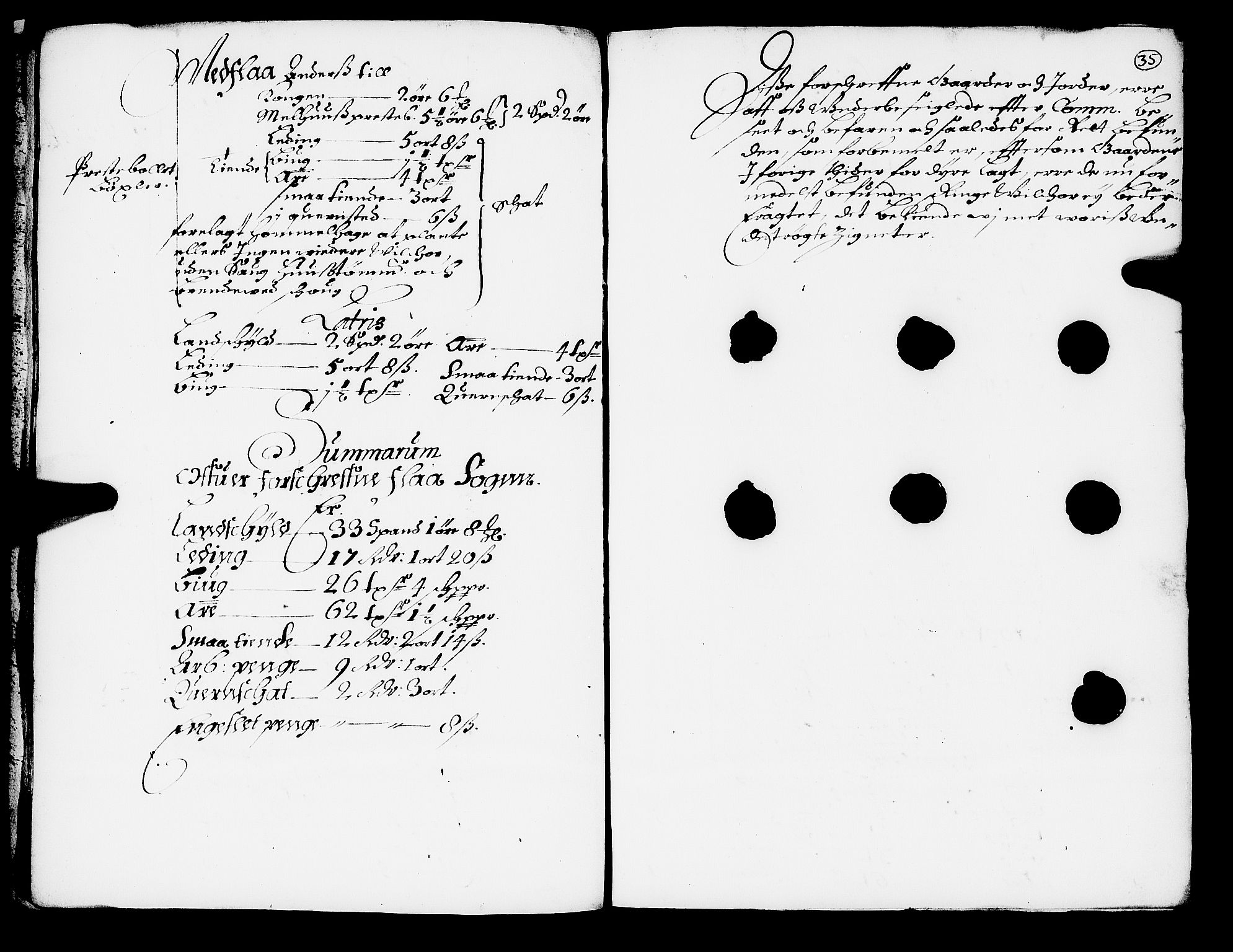 Rentekammeret inntil 1814, Realistisk ordnet avdeling, RA/EA-4070/N/Nb/Nba/L0051: Gauldal fogderi, 1667, p. 34b-35a