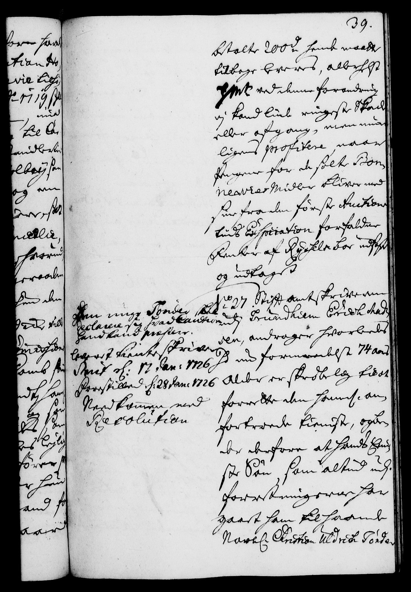 Rentekammeret, Kammerkanselliet, RA/EA-3111/G/Gh/Gha/L0008: Norsk ekstraktmemorialprotokoll (merket RK 53.53), 1725-1726, p. 39