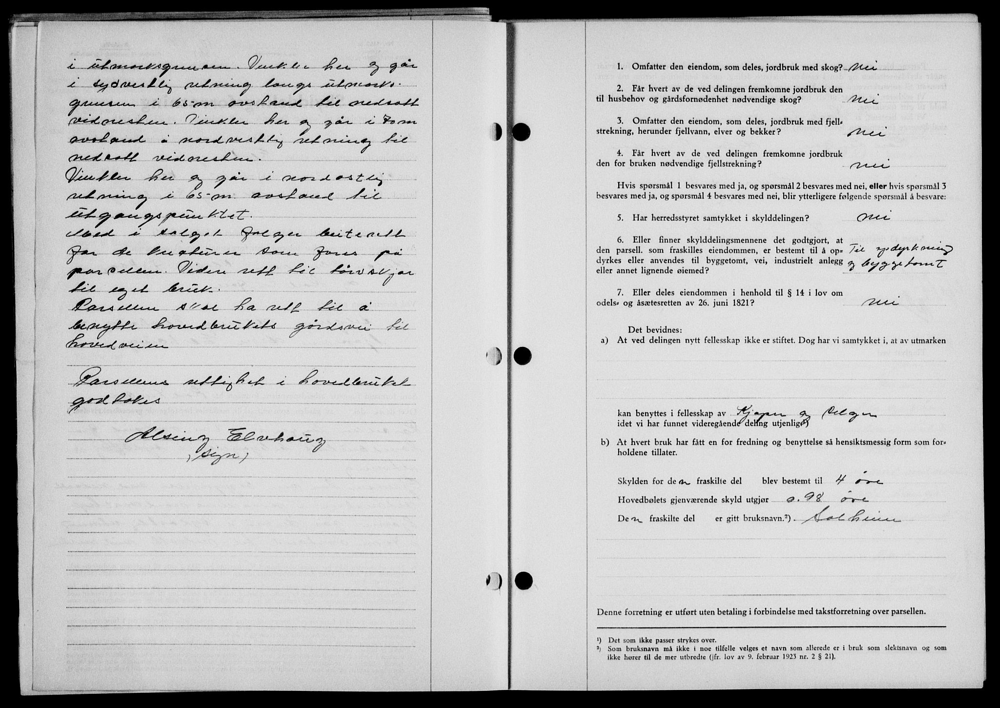 Lofoten sorenskriveri, SAT/A-0017/1/2/2C/L0005a: Mortgage book no. 5a, 1939-1939, Diary no: : 10/1939