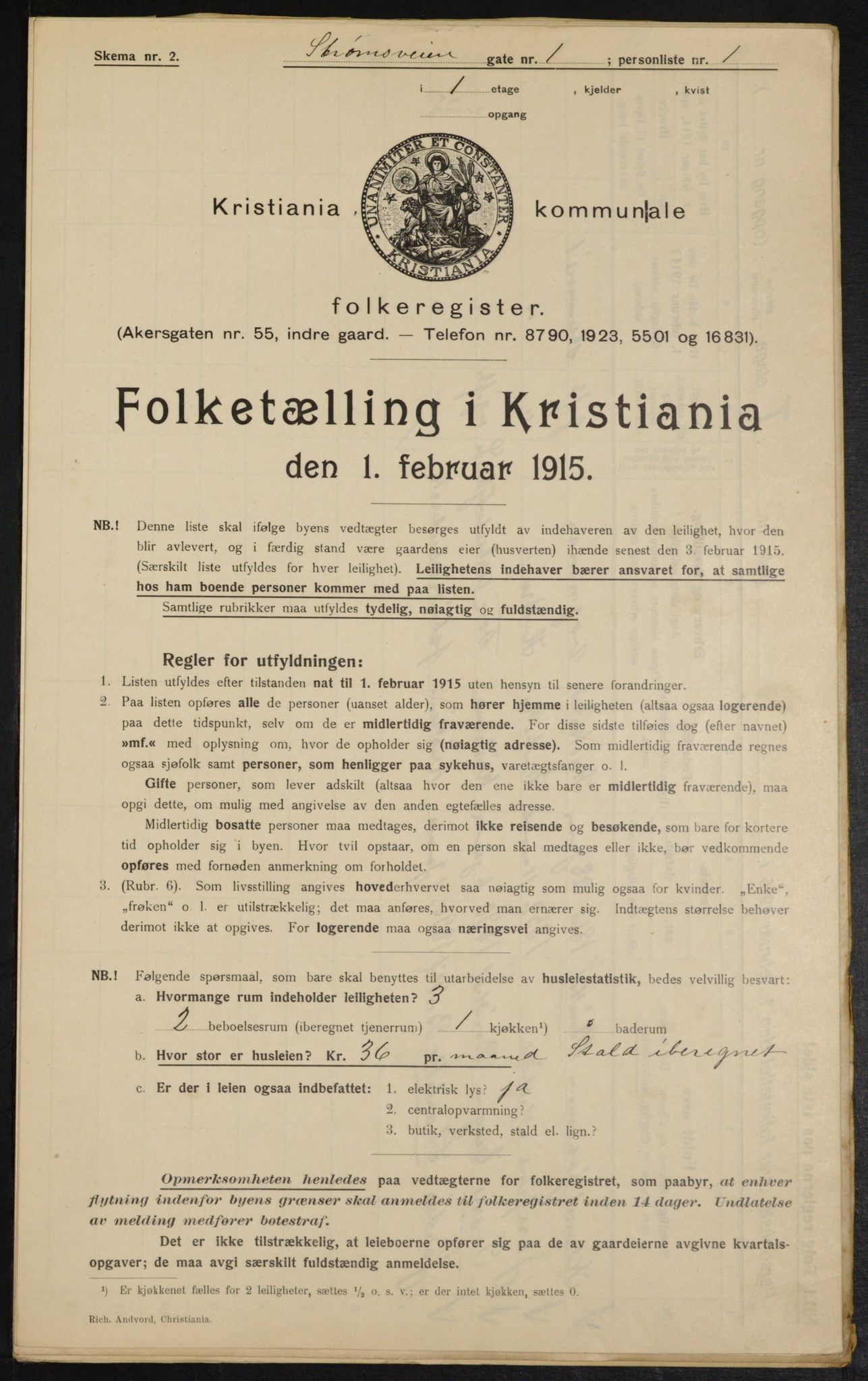 OBA, Municipal Census 1915 for Kristiania, 1915, p. 104128