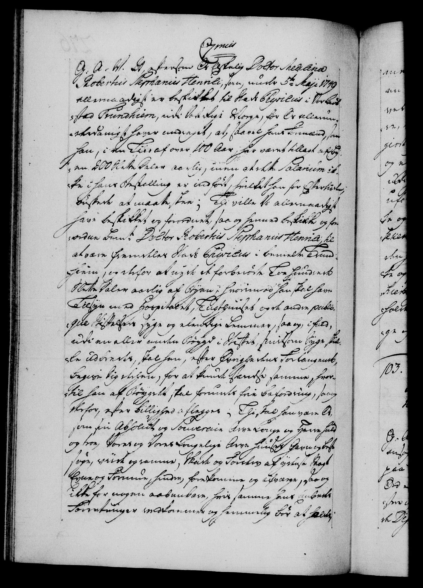 Danske Kanselli 1572-1799, AV/RA-EA-3023/F/Fc/Fca/Fcaa/L0043: Norske registre, 1766-1768, p. 276b