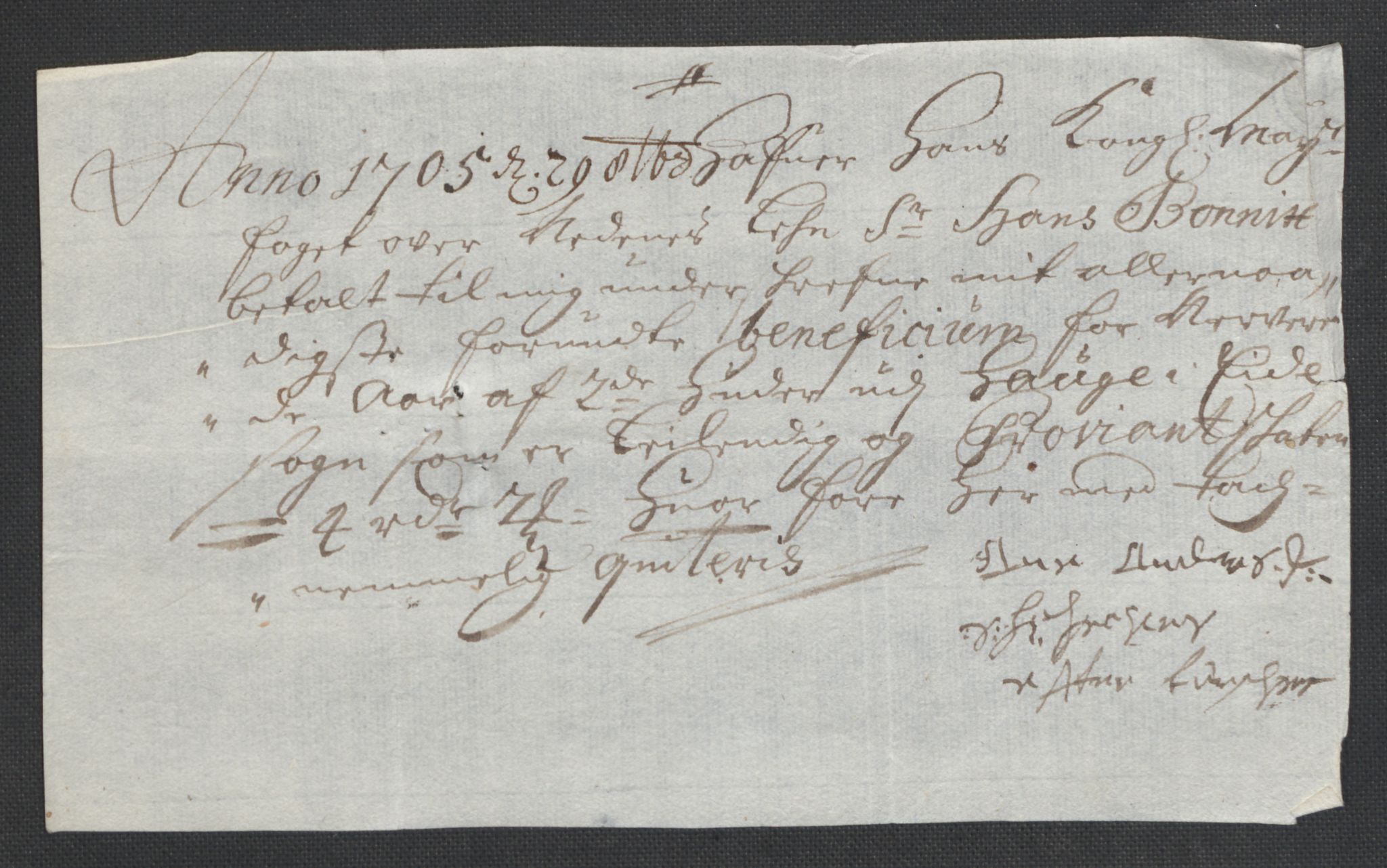 Rentekammeret inntil 1814, Reviderte regnskaper, Fogderegnskap, AV/RA-EA-4092/R39/L2317: Fogderegnskap Nedenes, 1704-1705, p. 473