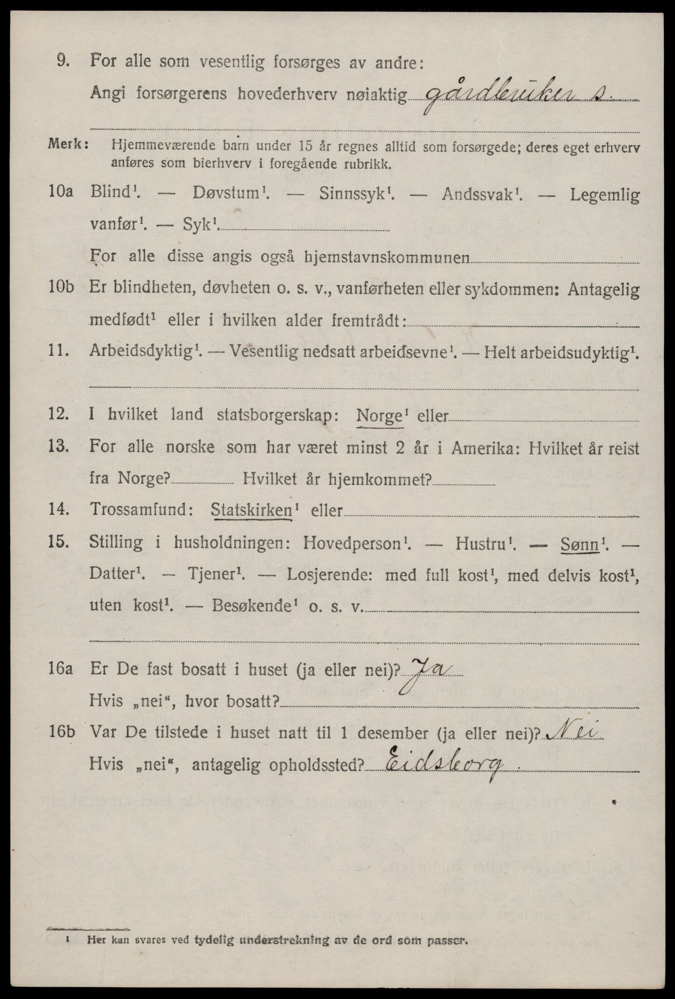 SAKO, 1920 census for Lårdal, 1920, p. 2512