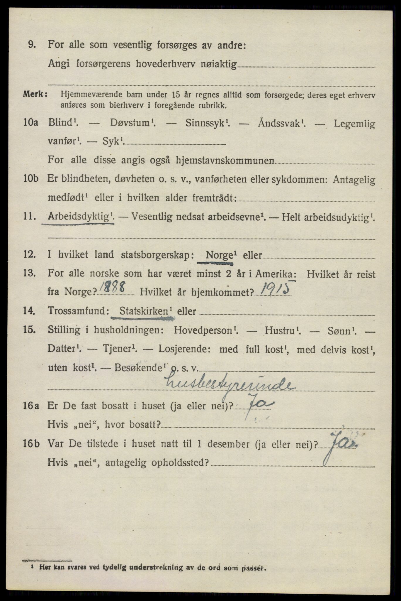 SAO, 1920 census for Nesodden, 1920, p. 6274