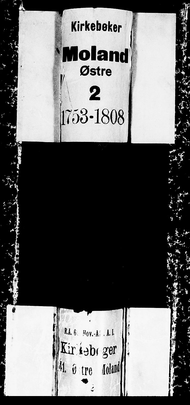 Austre Moland sokneprestkontor, SAK/1111-0001/F/Fa/Faa/L0002: Parish register (official) no. A 2, 1747-1808