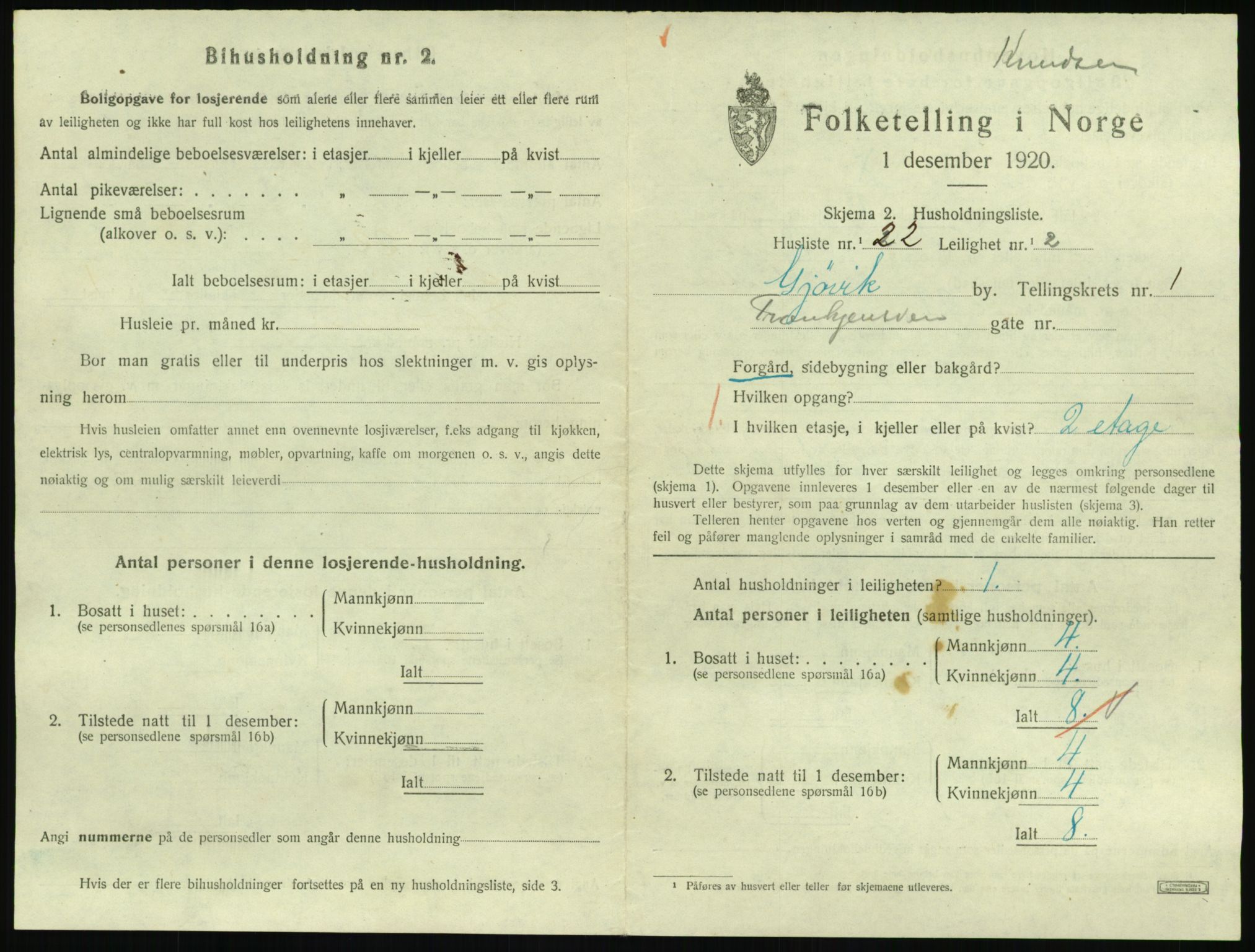 SAH, 1920 census for Gjøvik, 1920, p. 794