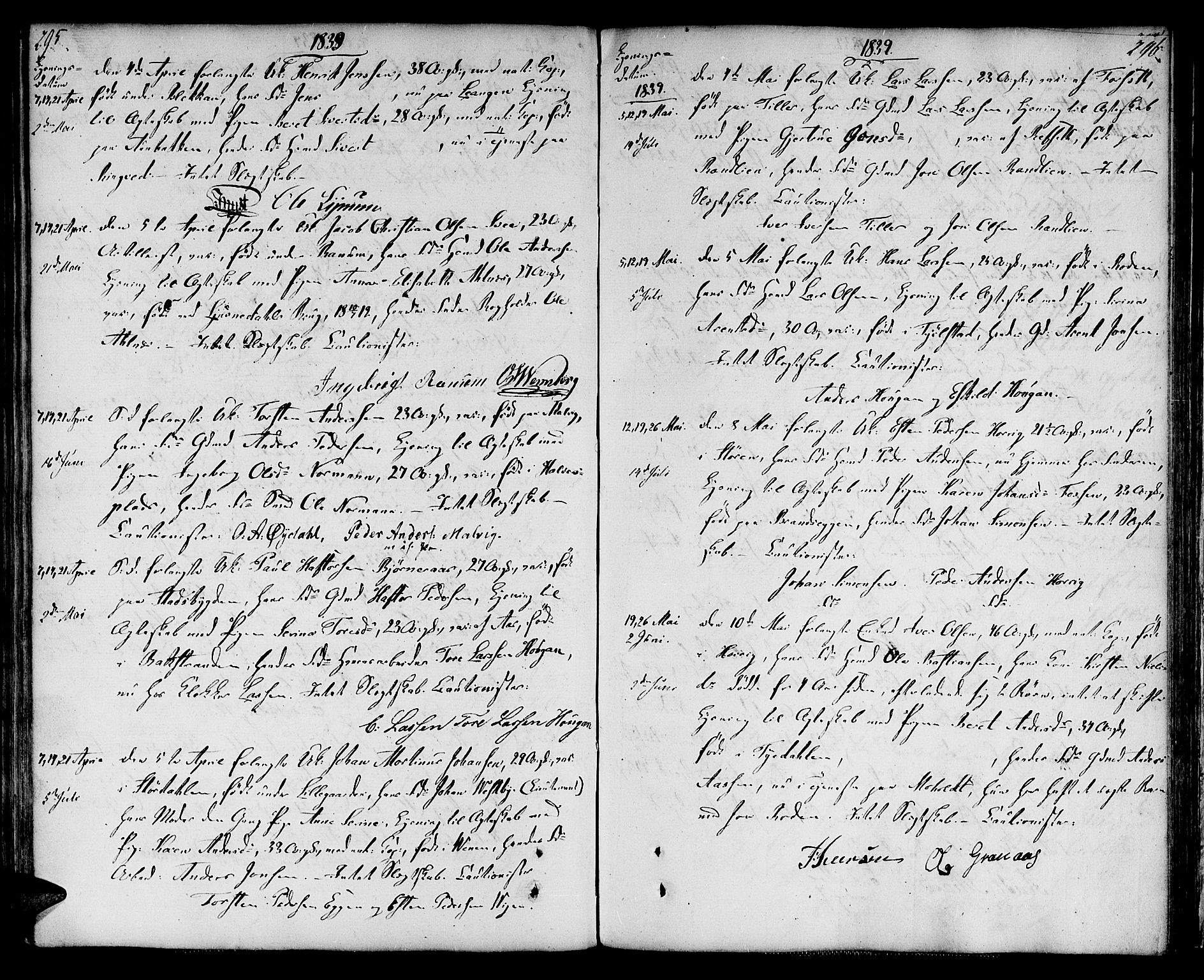 Ministerialprotokoller, klokkerbøker og fødselsregistre - Sør-Trøndelag, SAT/A-1456/604/L0181: Parish register (official) no. 604A02, 1798-1817, p. 295-296