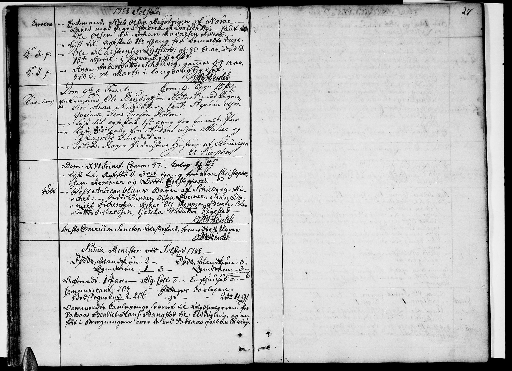 Ministerialprotokoller, klokkerbøker og fødselsregistre - Nordland, SAT/A-1459/811/L0164: Parish register (official) no. 811A02, 1752-1819, p. 28