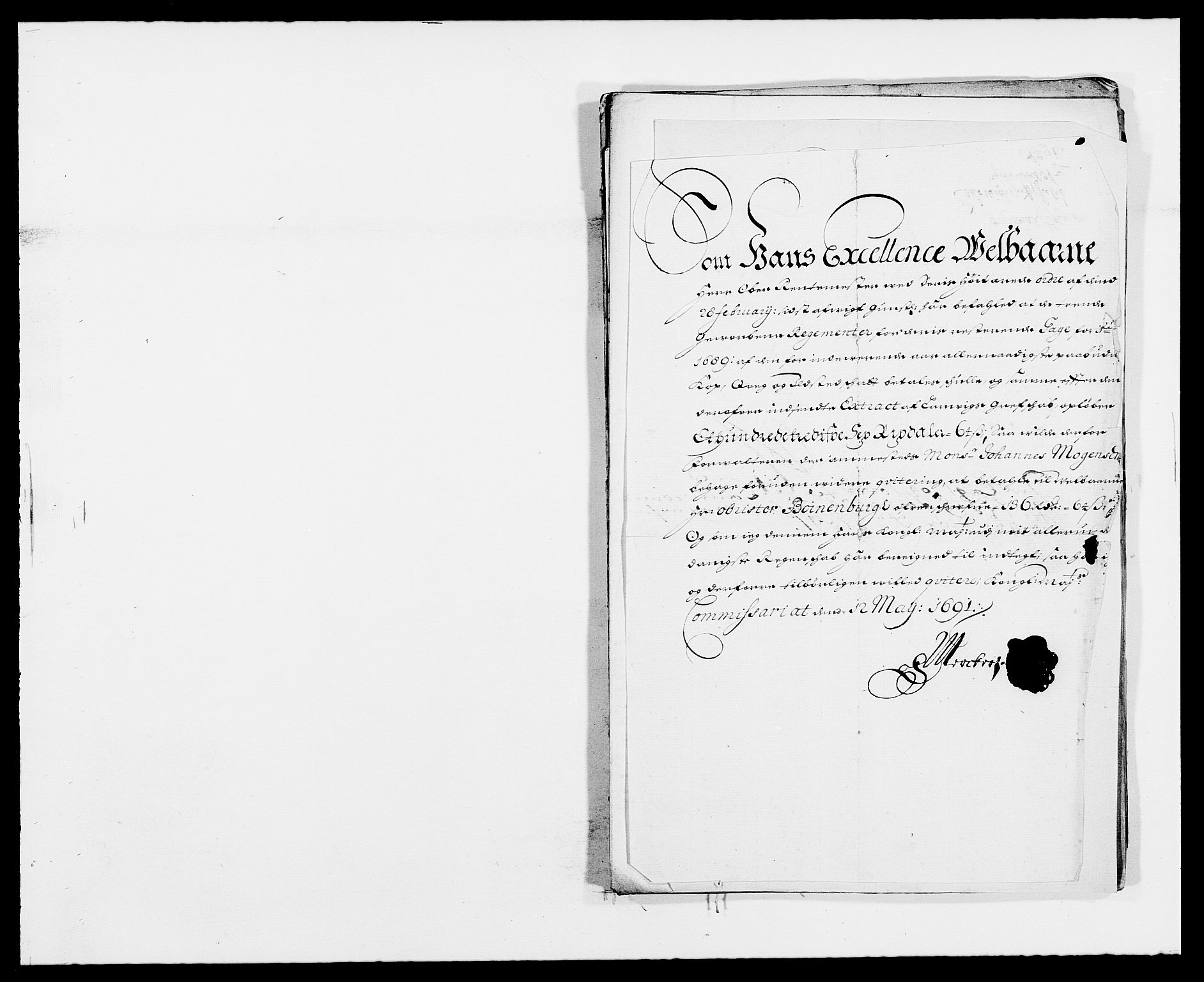 Rentekammeret inntil 1814, Reviderte regnskaper, Fogderegnskap, RA/EA-4092/R33/L1972: Fogderegnskap Larvik grevskap, 1690-1691, p. 412