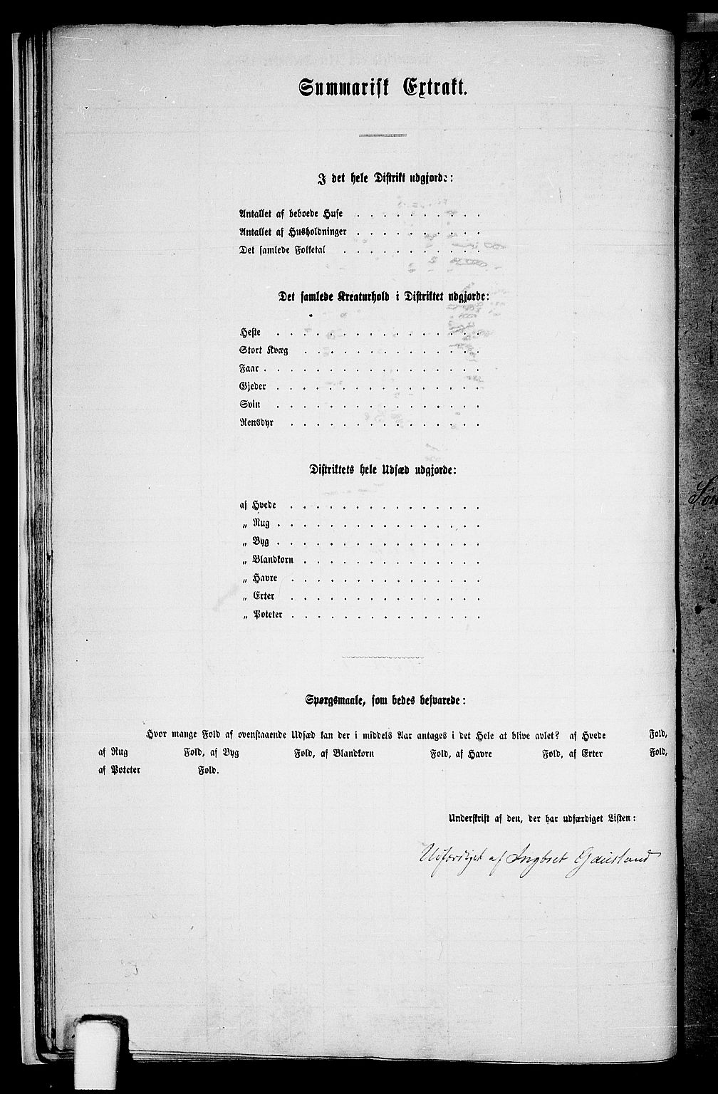 RA, 1865 census for Hå, 1865, p. 23