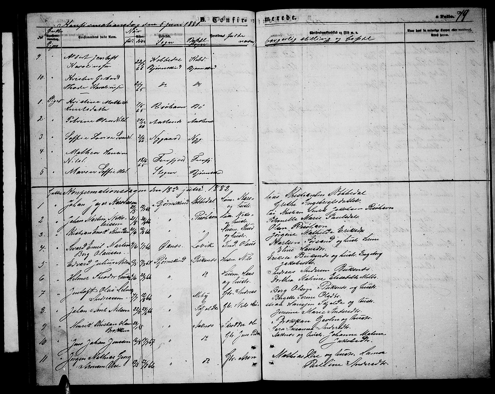 Ministerialprotokoller, klokkerbøker og fødselsregistre - Nordland, SAT/A-1459/898/L1426: Parish register (copy) no. 898C01, 1869-1886, p. 79