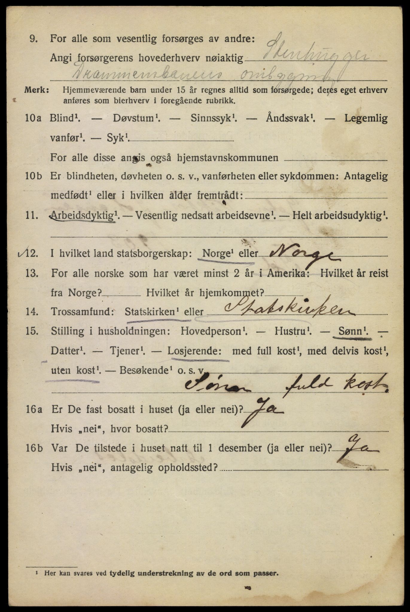 SAO, 1920 census for Kristiania, 1920, p. 358230