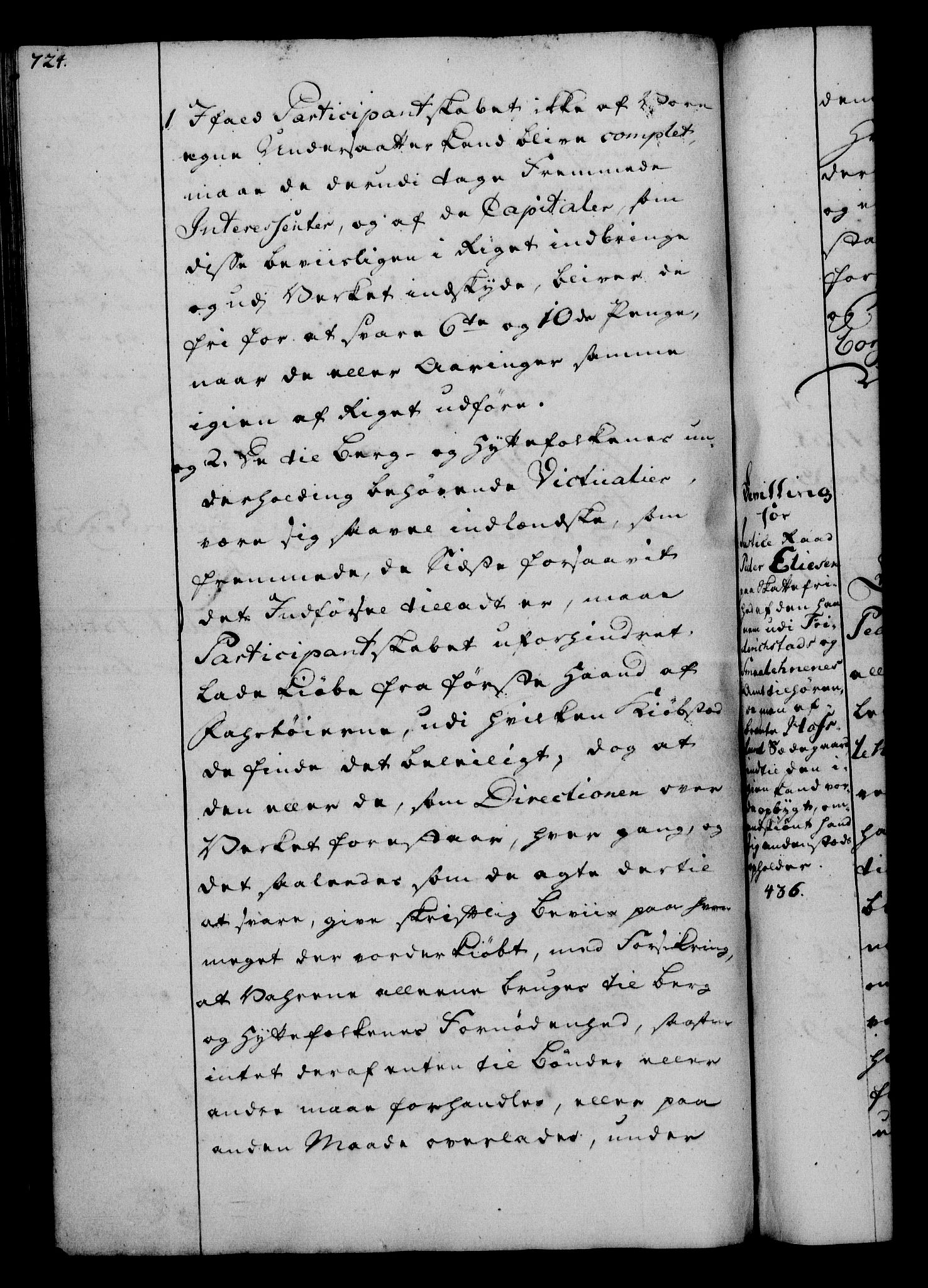 Rentekammeret, Kammerkanselliet, RA/EA-3111/G/Gg/Gga/L0006: Norsk ekspedisjonsprotokoll med register (merket RK 53.6), 1749-1759, p. 724