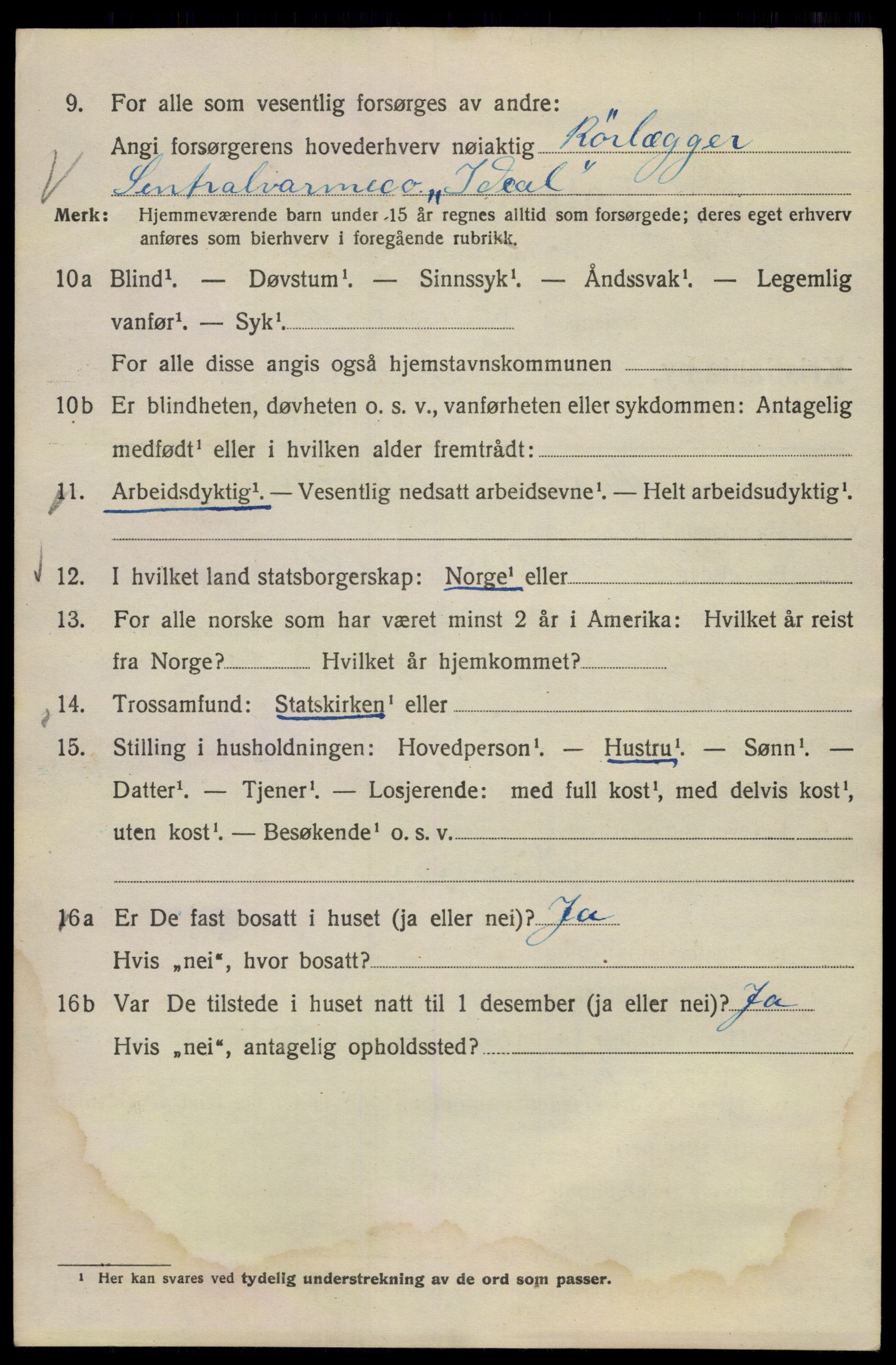 SAO, 1920 census for Kristiania, 1920, p. 146782