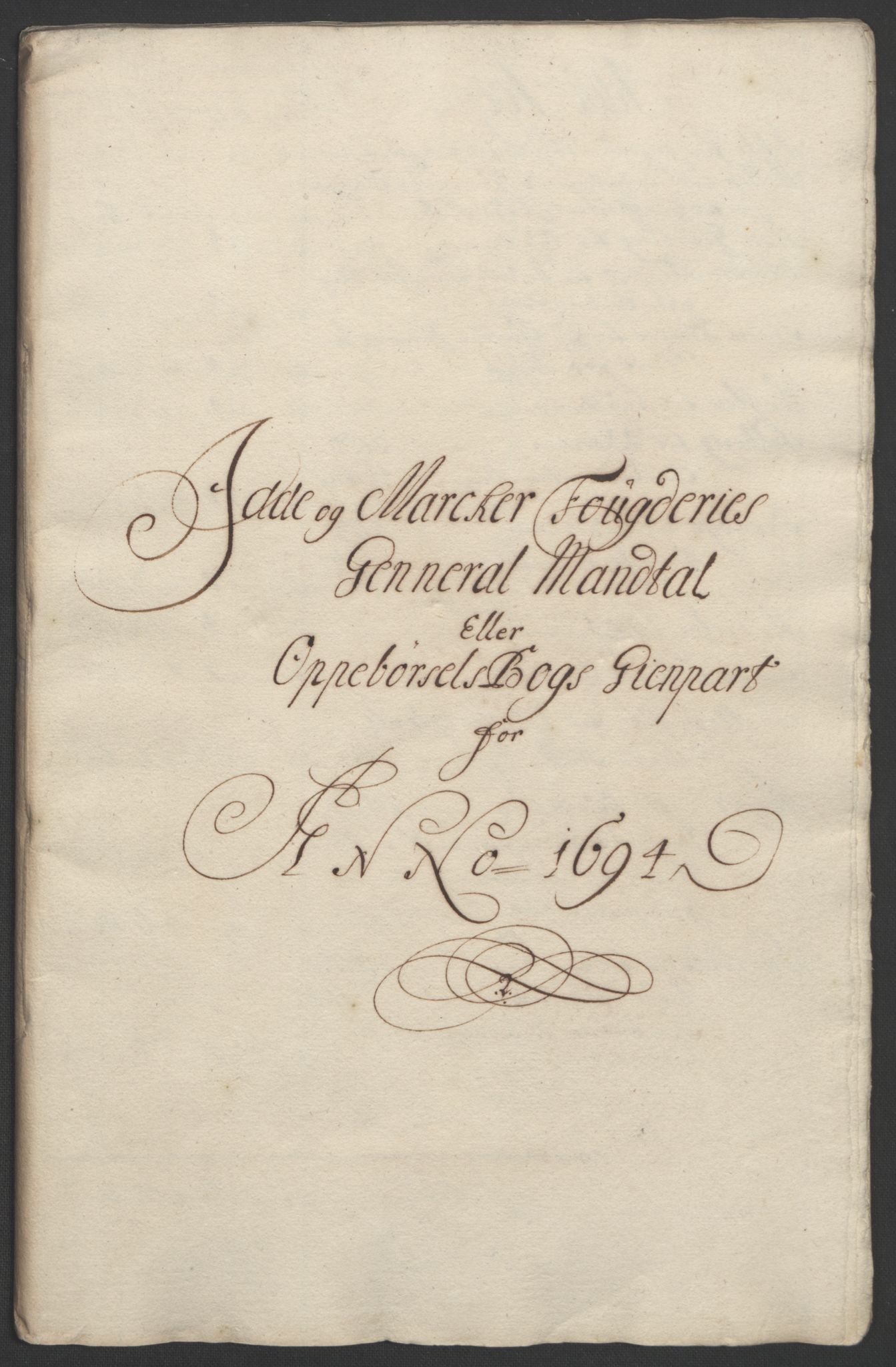 Rentekammeret inntil 1814, Reviderte regnskaper, Fogderegnskap, RA/EA-4092/R01/L0012: Fogderegnskap Idd og Marker, 1694-1695, p. 60
