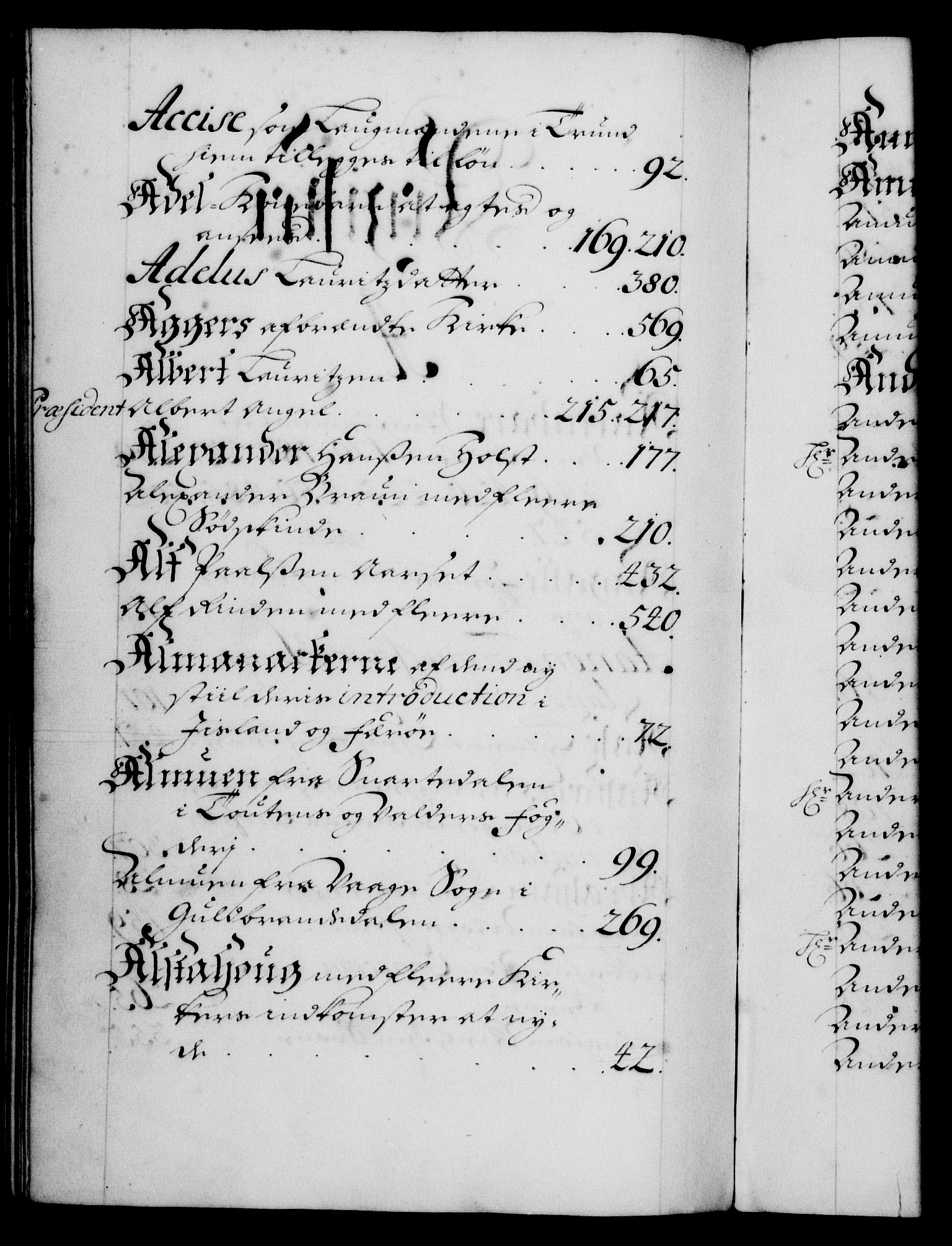 Danske Kanselli 1572-1799, AV/RA-EA-3023/F/Fc/Fca/Fcaa/L0018: Norske registre, 1699-1703