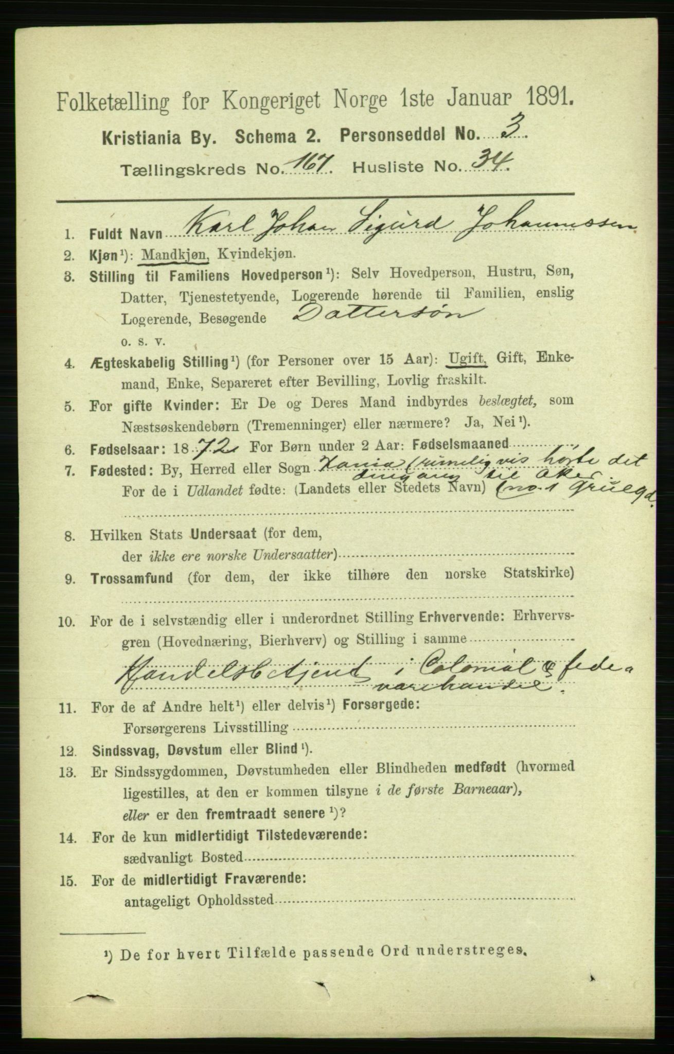 RA, 1891 census for 0301 Kristiania, 1891, p. 98020