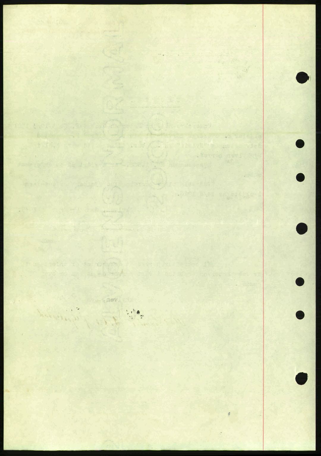 Nordre Sunnmøre sorenskriveri, SAT/A-0006/1/2/2C/2Ca: Mortgage book no. A20a, 1945-1945, Diary no: : 801/1945