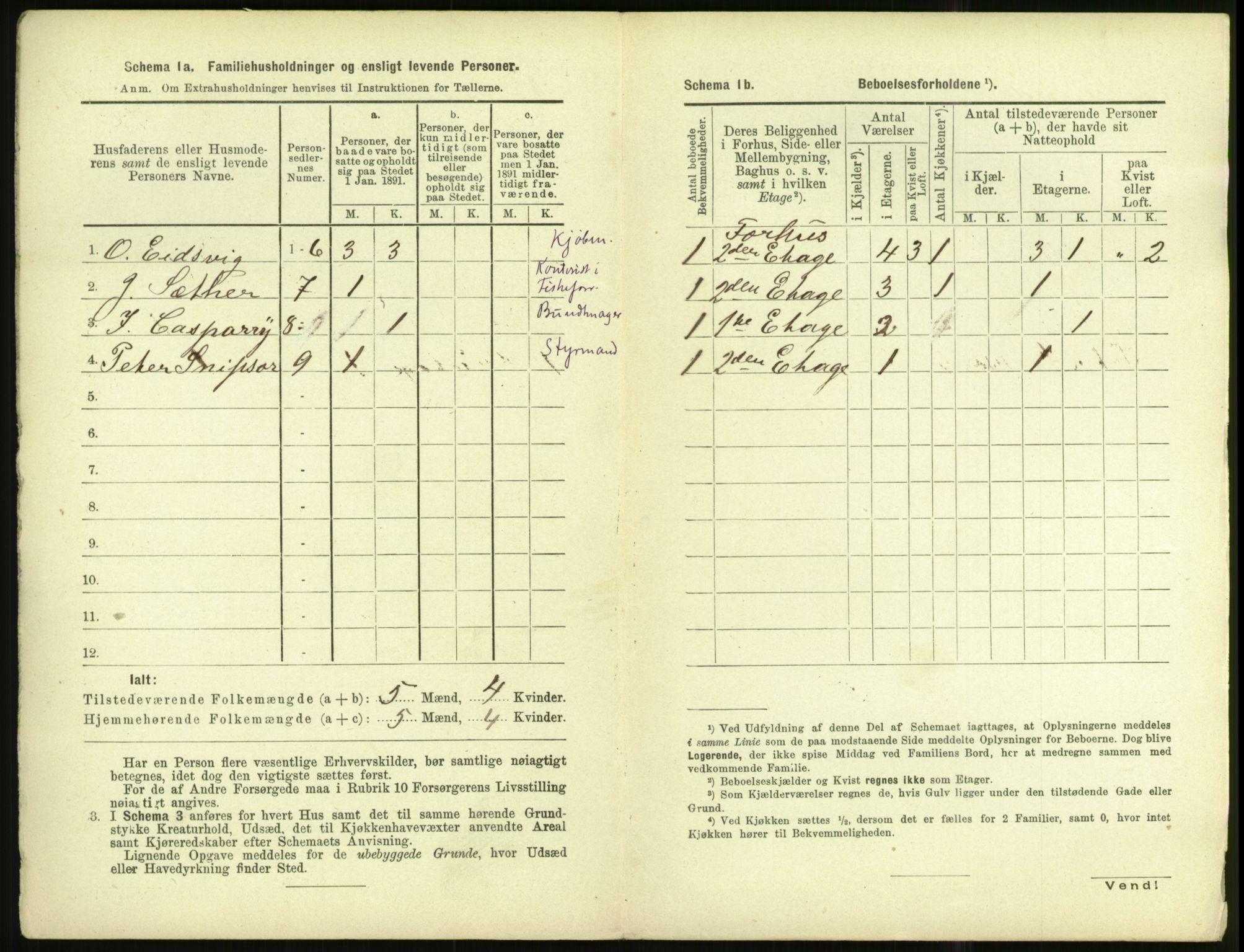 RA, 1891 census for 1501 Ålesund, 1891, p. 205