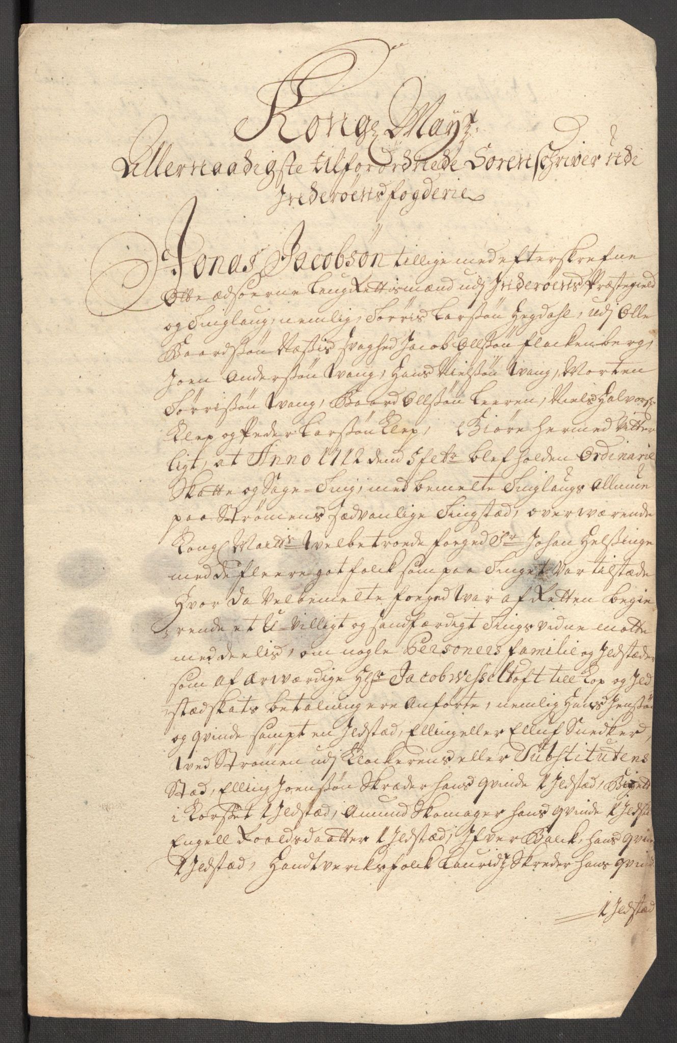 Rentekammeret inntil 1814, Reviderte regnskaper, Fogderegnskap, AV/RA-EA-4092/R63/L4319: Fogderegnskap Inderøy, 1711, p. 173