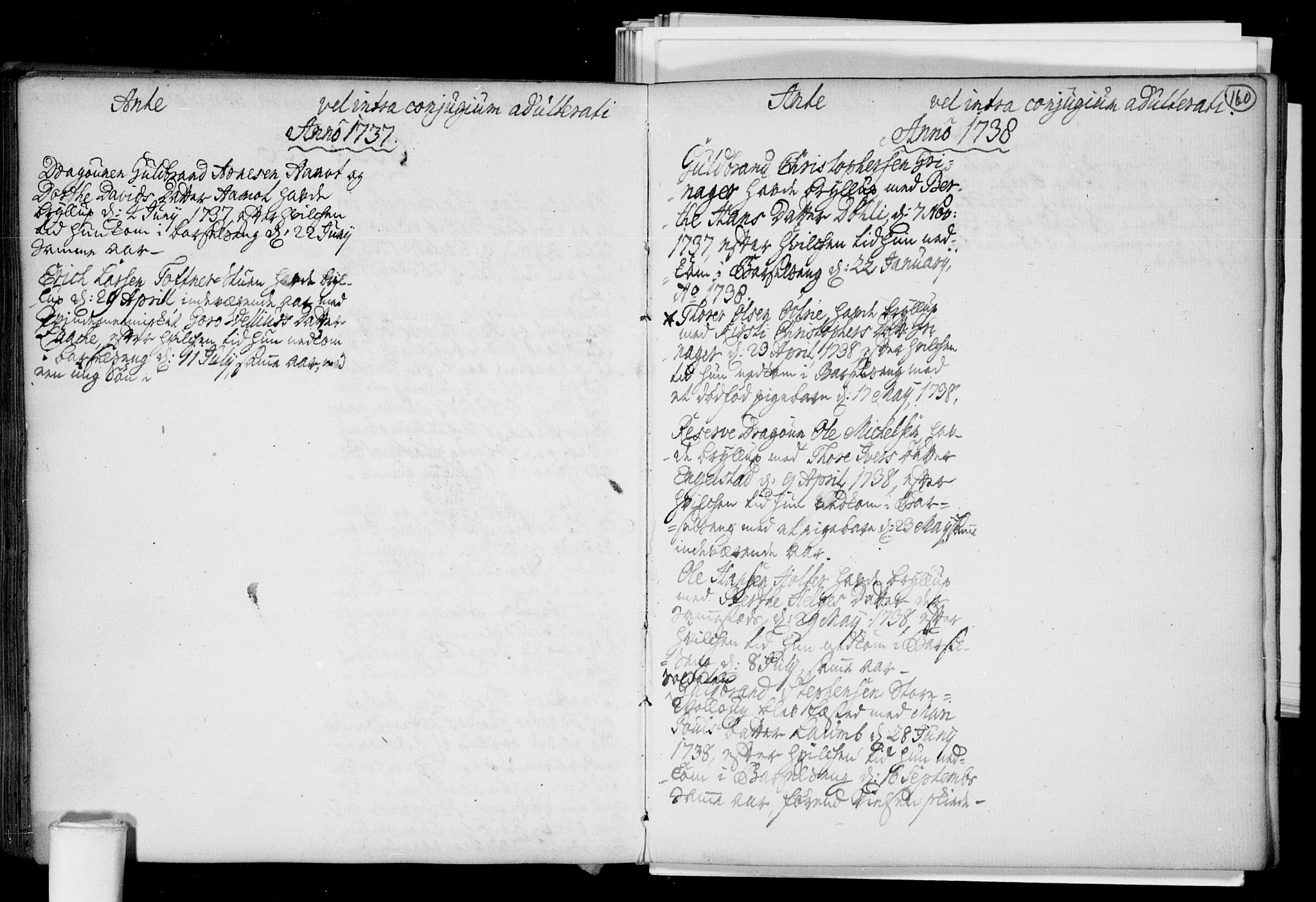 Nannestad prestekontor Kirkebøker, SAO/A-10414a/F/Fa/L0005: Parish register (official) no. I 5, 1729-1738, p. 160