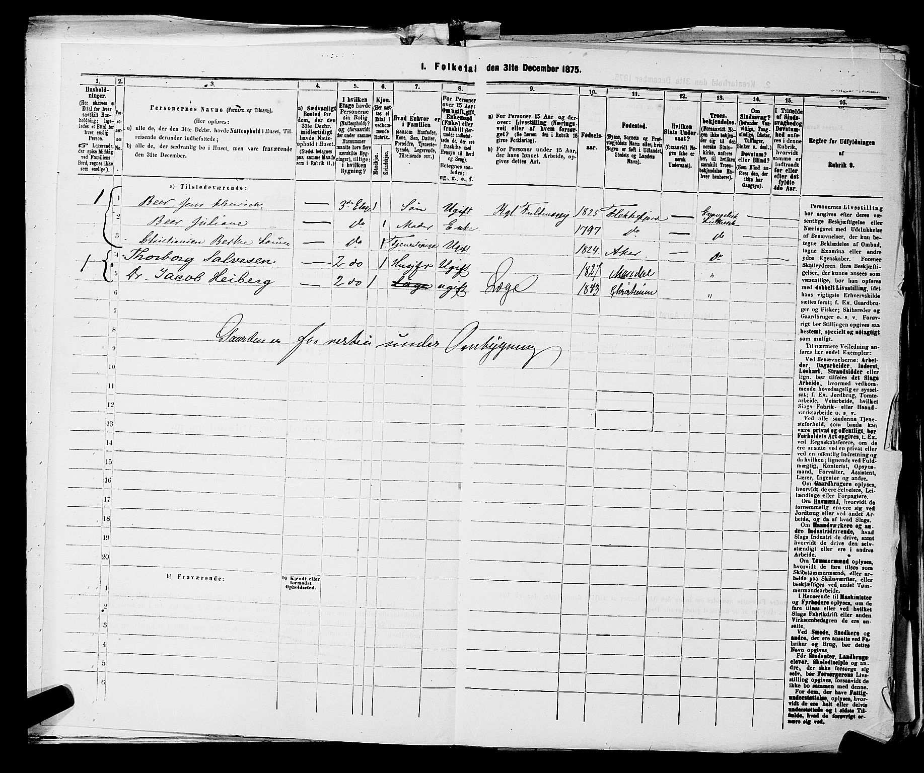 RA, 1875 census for 0301 Kristiania, 1875, p. 2766