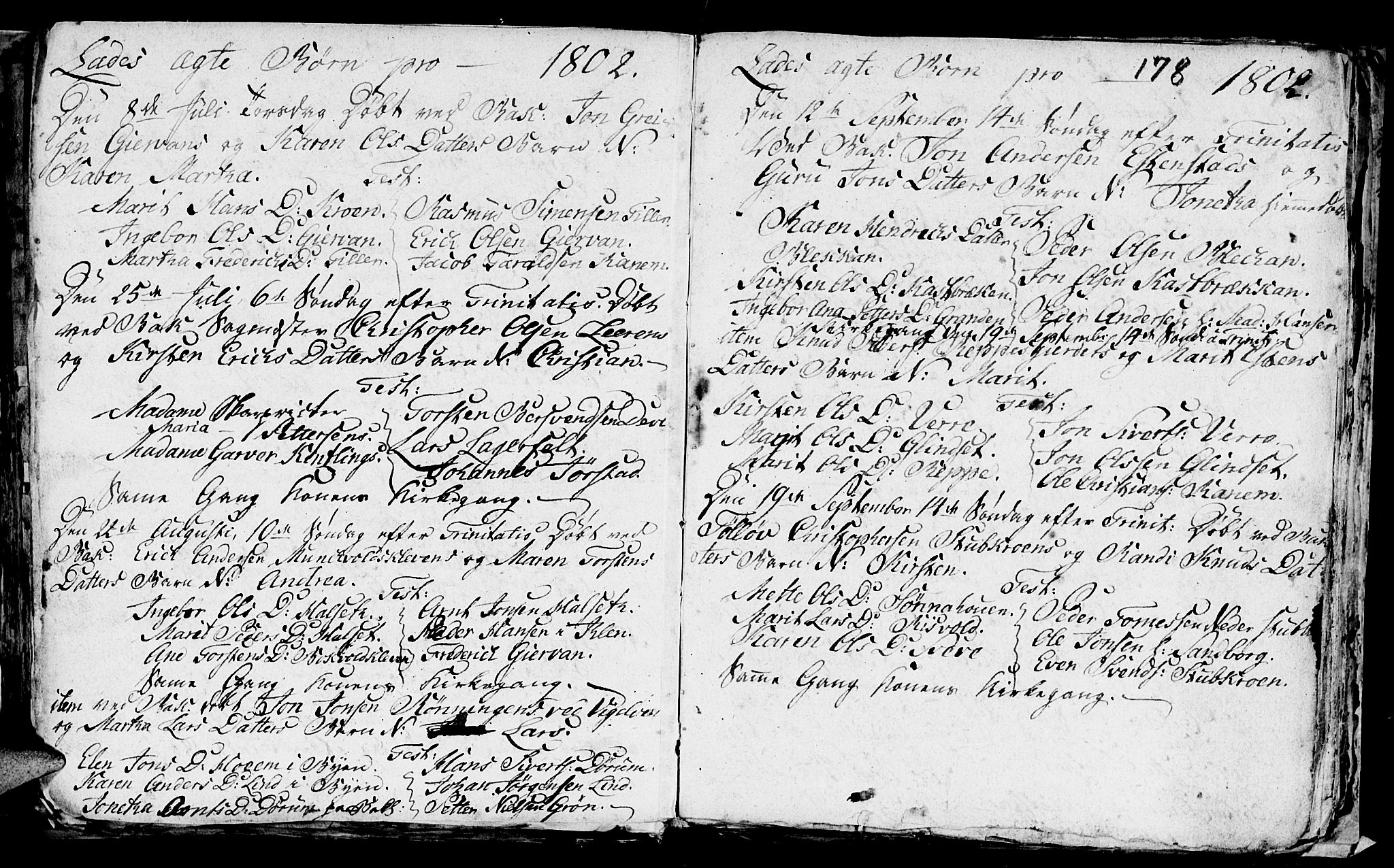 Ministerialprotokoller, klokkerbøker og fødselsregistre - Sør-Trøndelag, AV/SAT-A-1456/606/L0305: Parish register (copy) no. 606C01, 1757-1819, p. 178