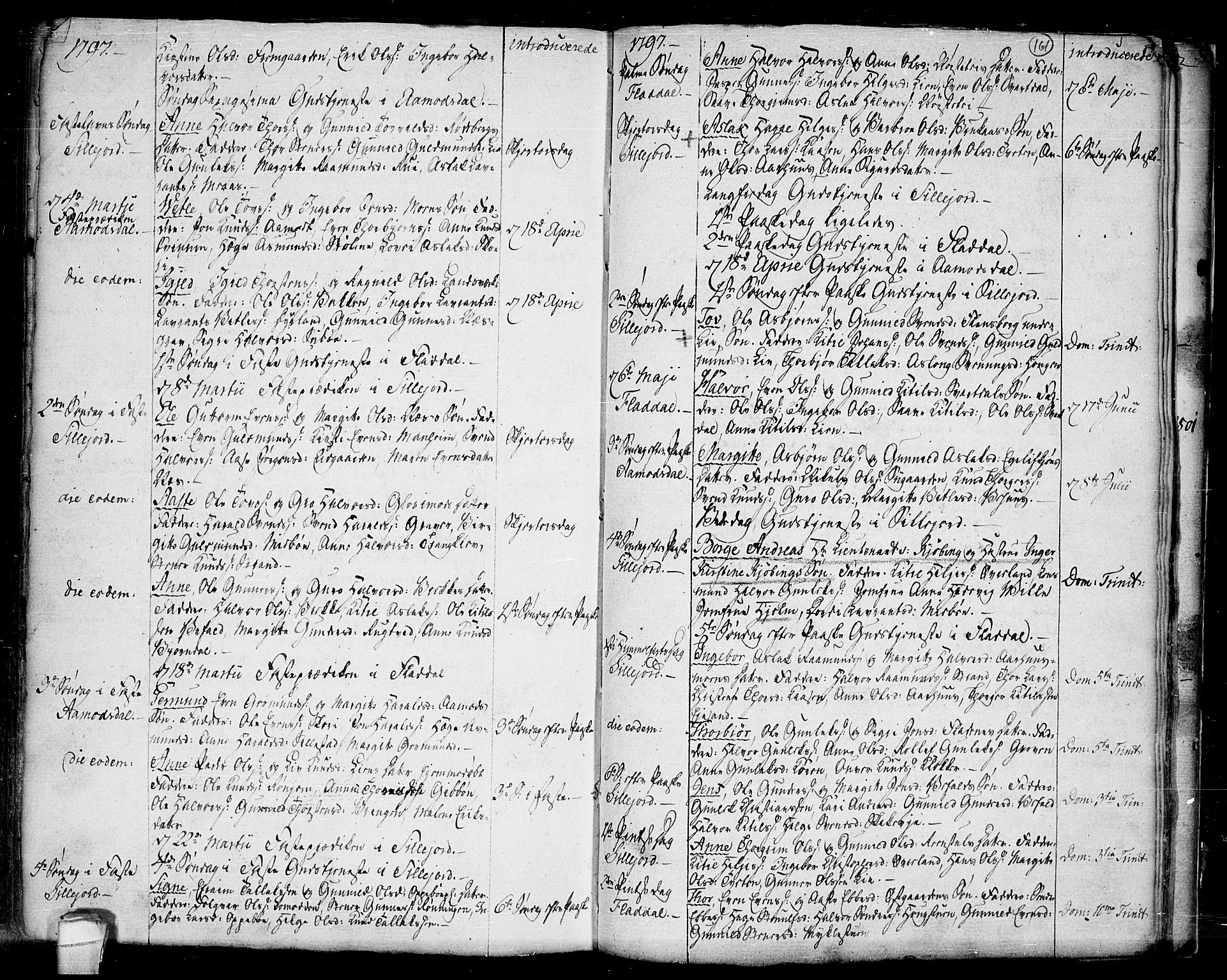 Seljord kirkebøker, SAKO/A-20/F/Fa/L0007: Parish register (official) no. I 7, 1755-1800, p. 161