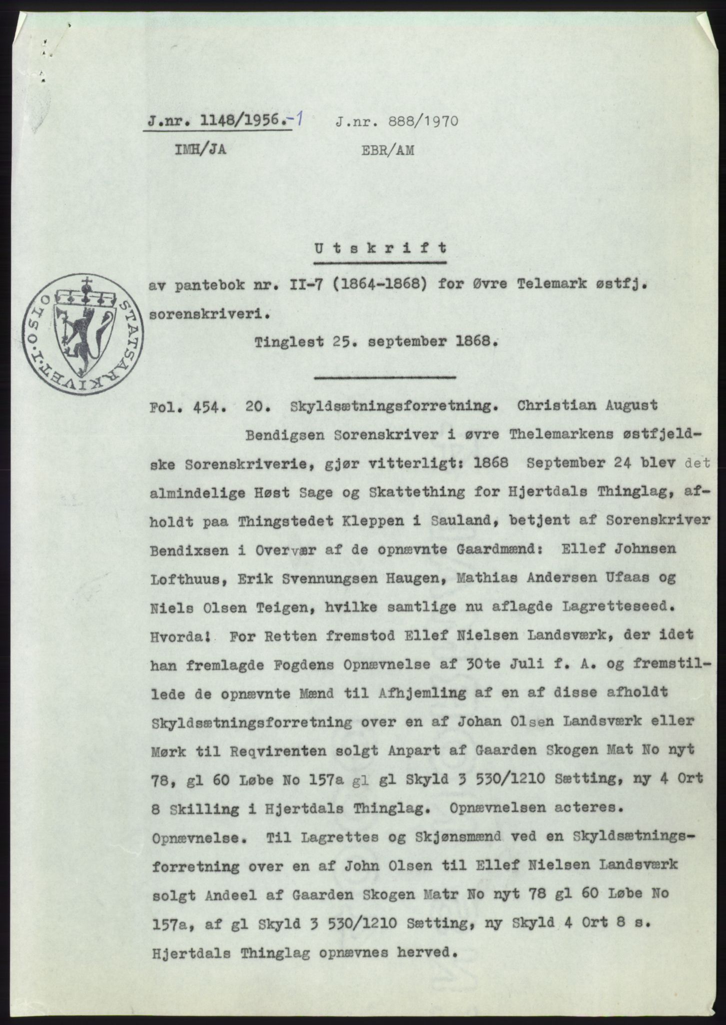 Statsarkivet i Kongsberg, SAKO/A-0001, 1956, p. 361