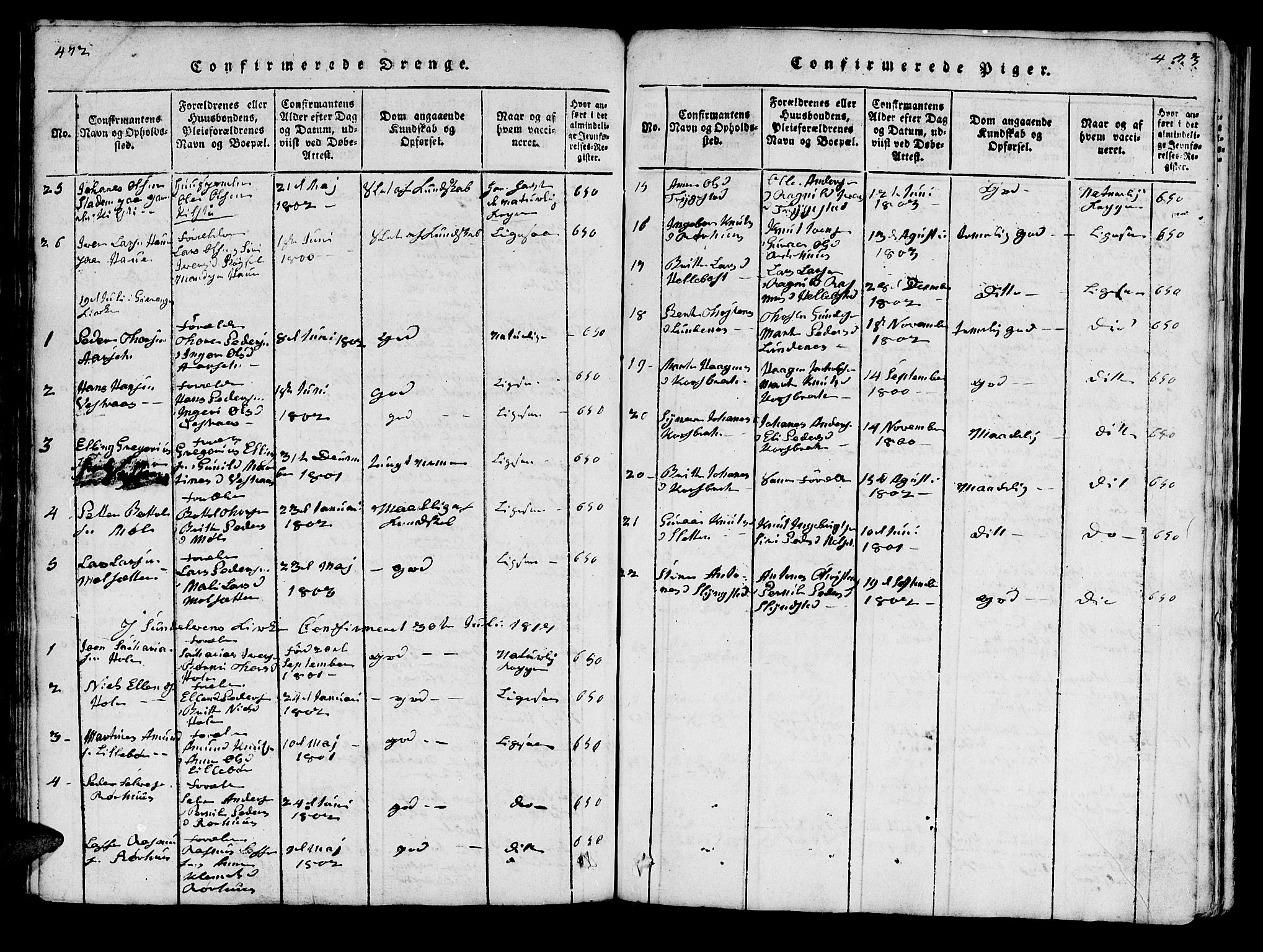 Ministerialprotokoller, klokkerbøker og fødselsregistre - Møre og Romsdal, SAT/A-1454/519/L0246: Parish register (official) no. 519A05, 1817-1834, p. 472-473