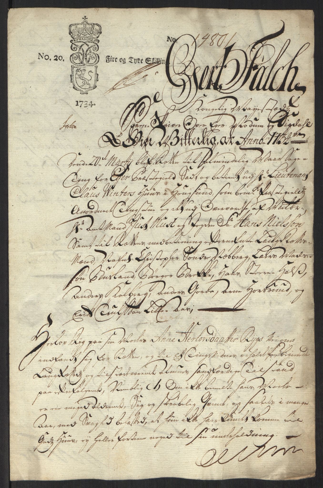 Stattholderembetet 1572-1771, AV/RA-EA-2870/Ef/L0107: Brev fra embetsmenn og andre, 1733-1734, p. 239