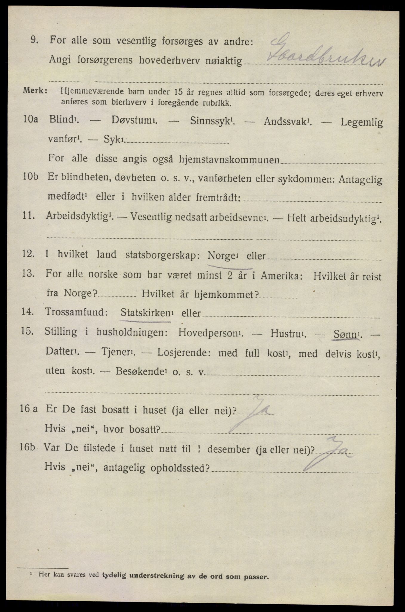 SAO, 1920 census for Skedsmo, 1920, p. 2474