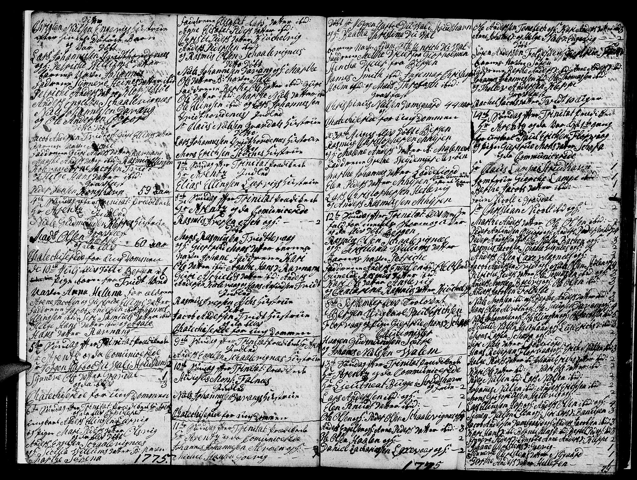 Askøy Sokneprestembete, SAB/A-74101/H/Ha/Hab/Haba/L0001: Parish register (copy) no. A 1, 1775-1792, p. 3