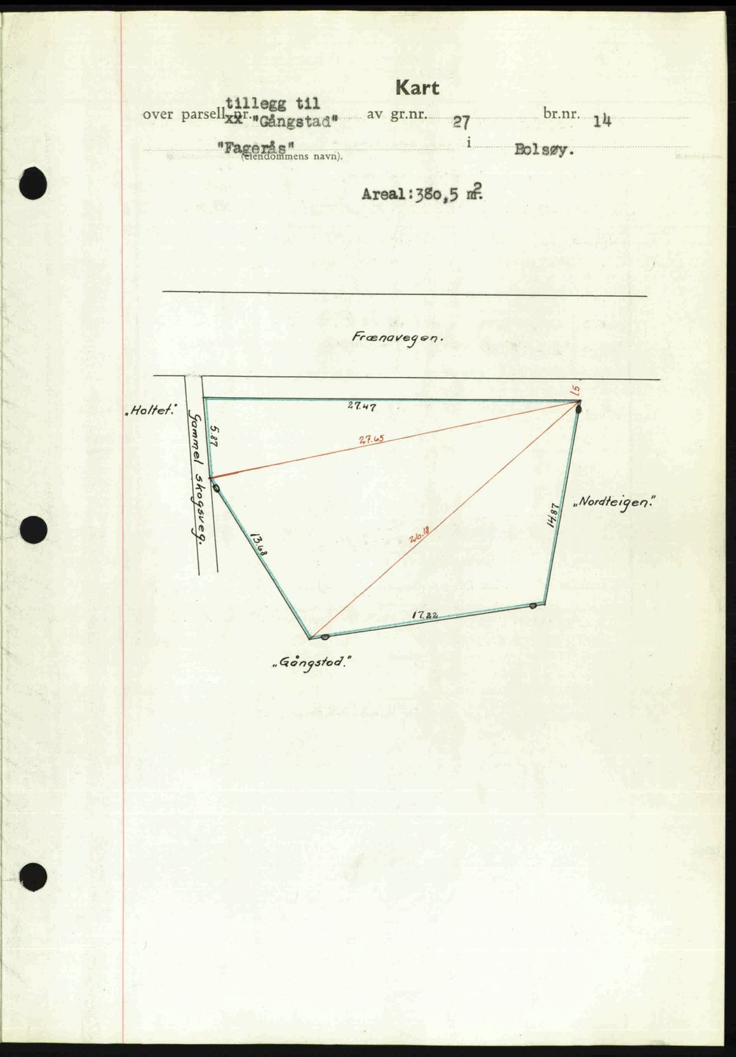 Romsdal sorenskriveri, SAT/A-4149/1/2/2C: Mortgage book no. A22, 1947-1947, Diary no: : 278/1947