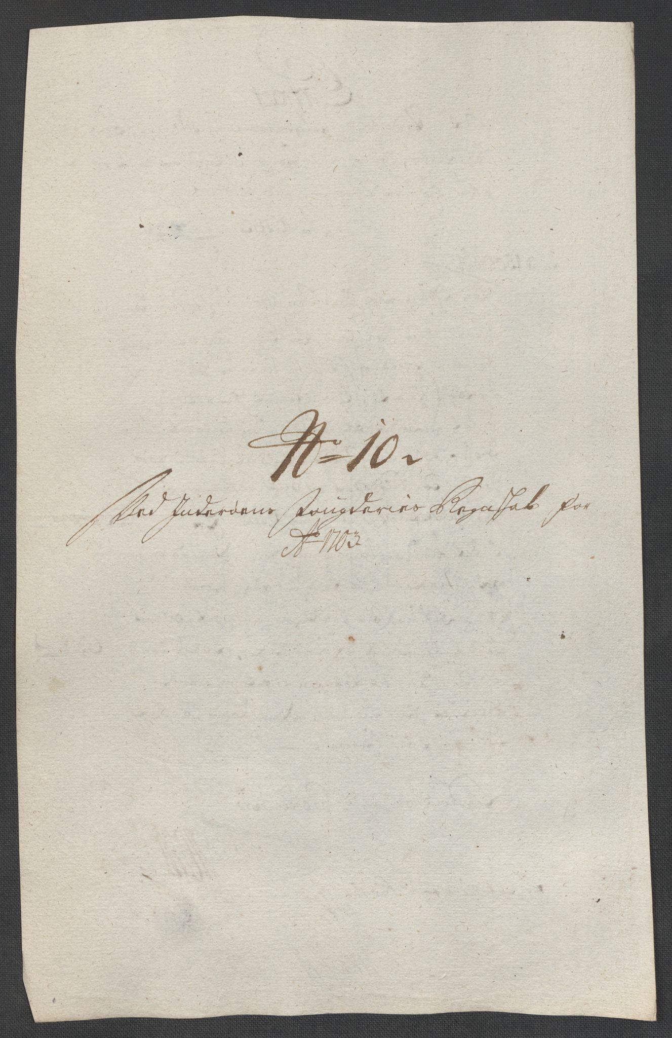 Rentekammeret inntil 1814, Reviderte regnskaper, Fogderegnskap, AV/RA-EA-4092/R63/L4313: Fogderegnskap Inderøy, 1703-1704, p. 223