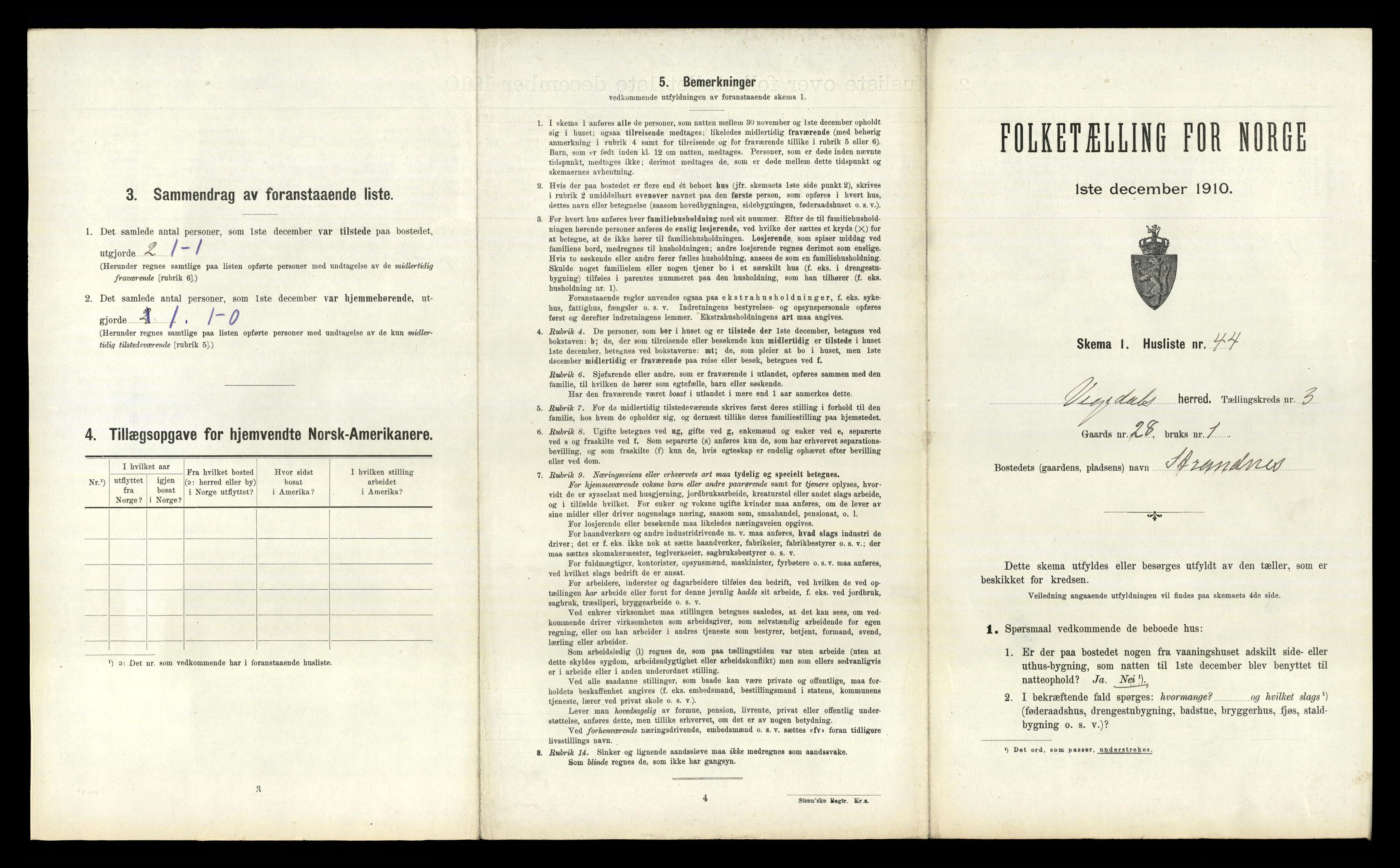 RA, 1910 census for Vikedal, 1910, p. 325