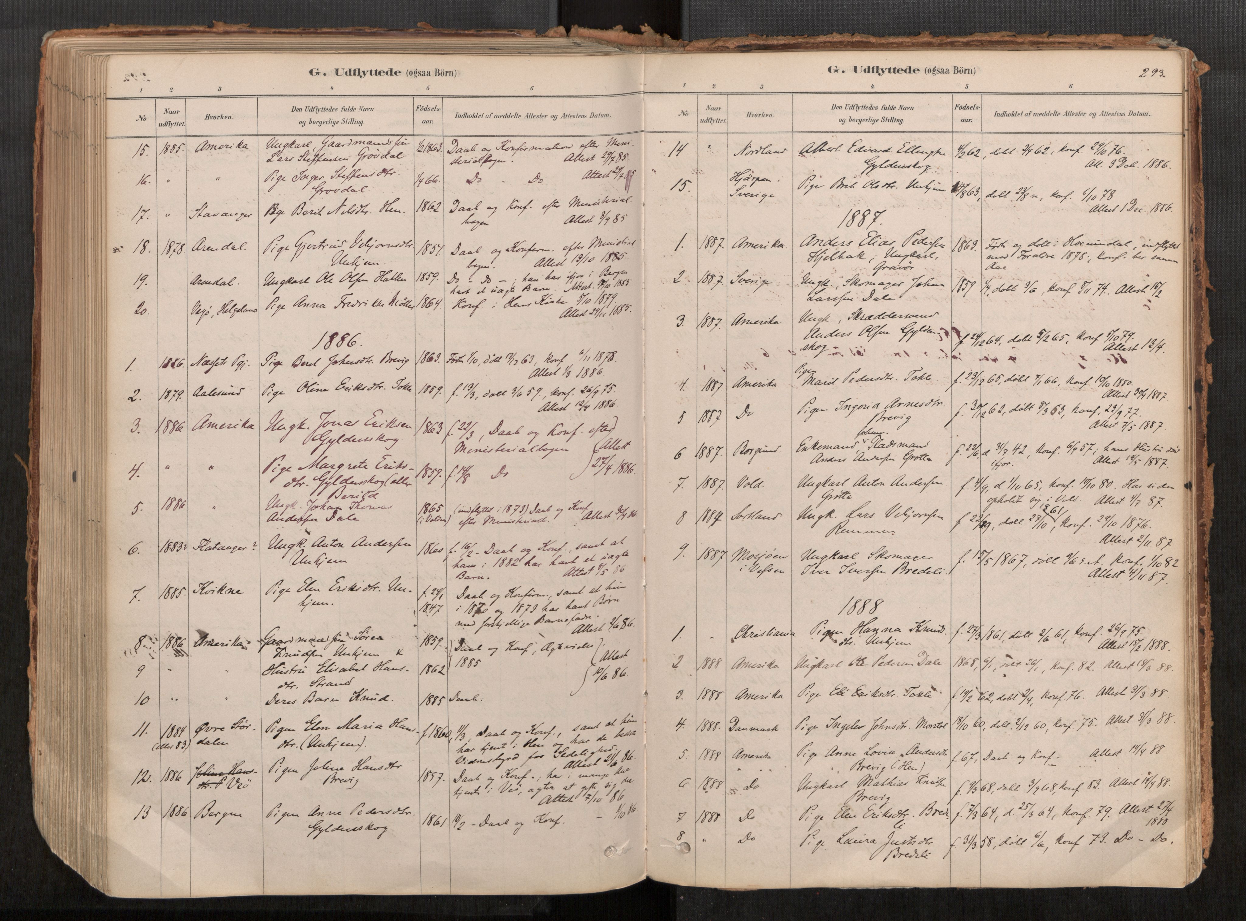 Ministerialprotokoller, klokkerbøker og fødselsregistre - Møre og Romsdal, SAT/A-1454/545/L0594: Parish register (official) no. 545A03, 1878-1920, p. 293