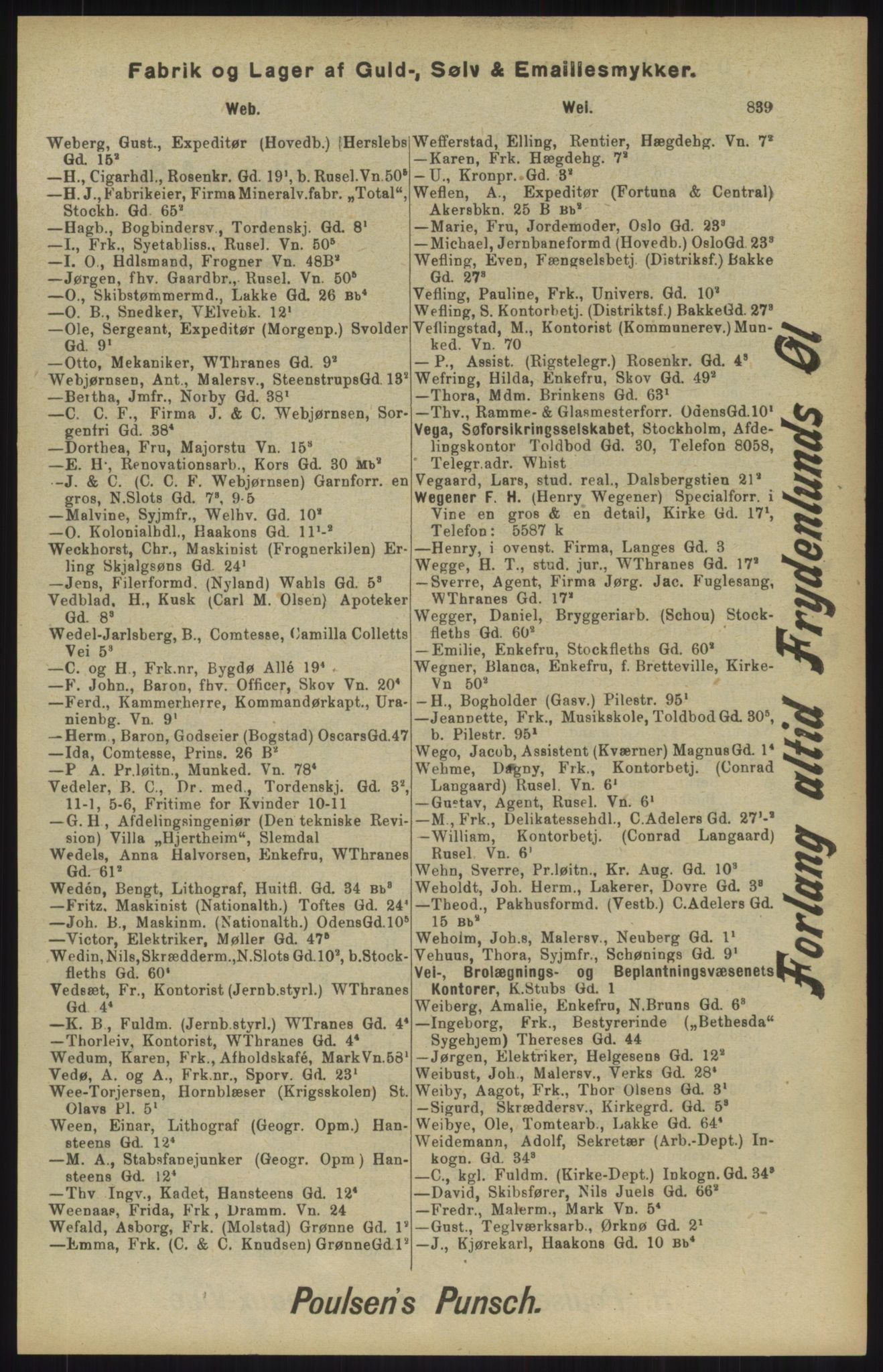 Kristiania/Oslo adressebok, PUBL/-, 1904, p. 839