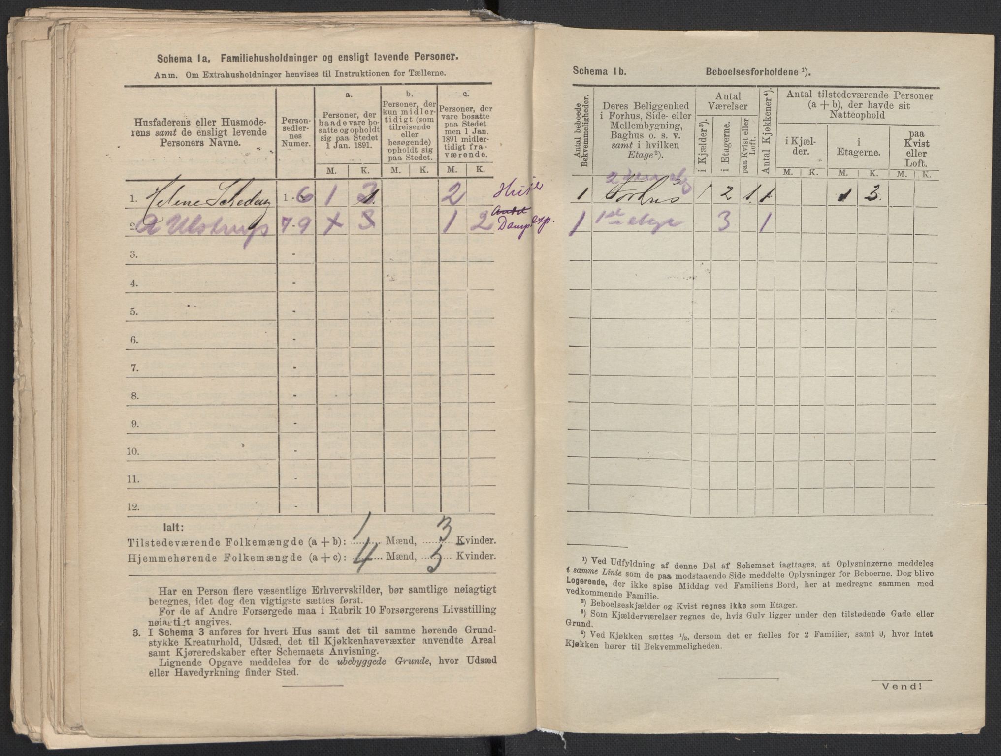 RA, 1891 Census for 1301 Bergen, 1891, p. 4552