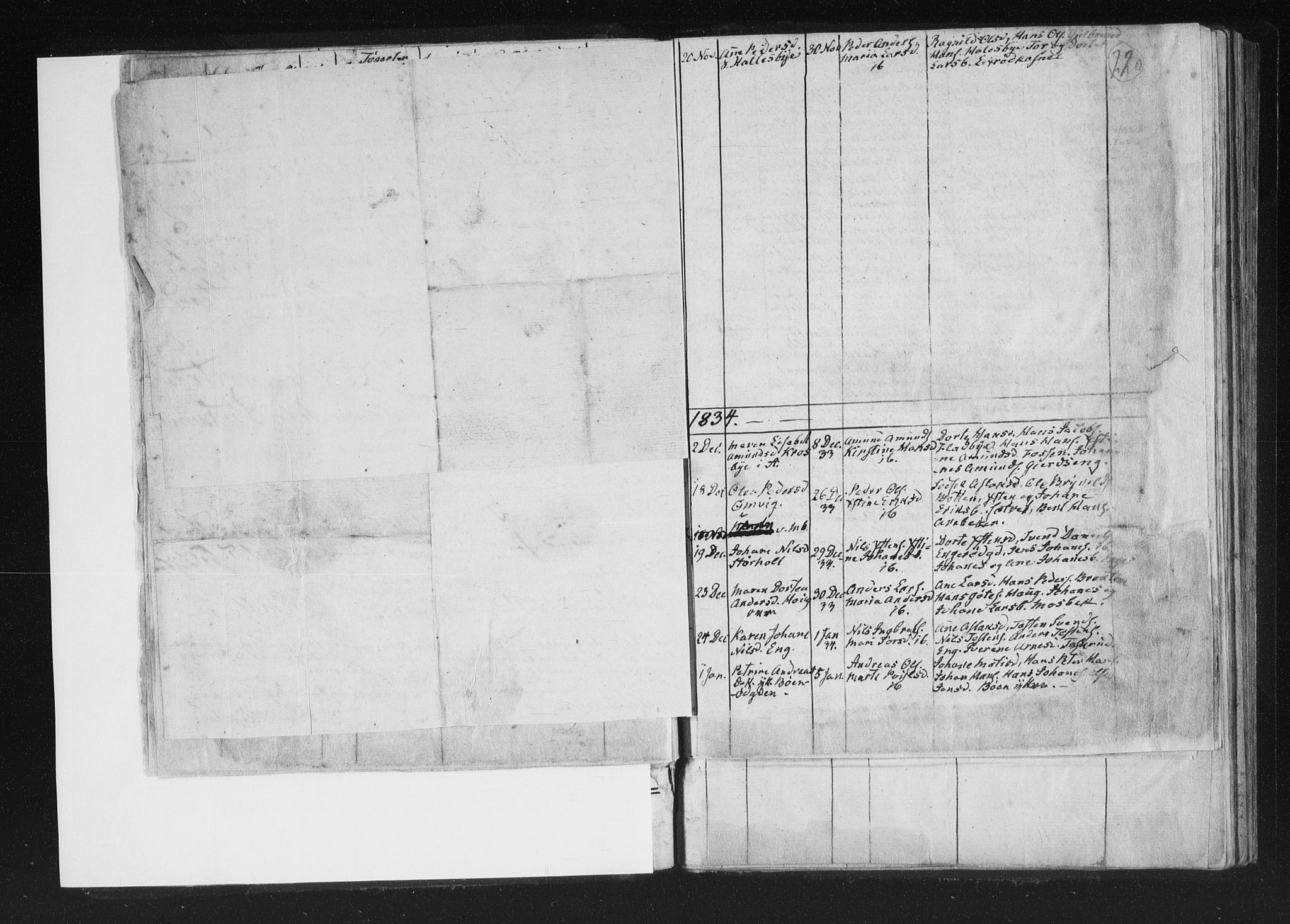 Aremark prestekontor Kirkebøker, SAO/A-10899/F/Fc/L0001: Parish register (official) no. III 1, 1814-1834, p. 219-220