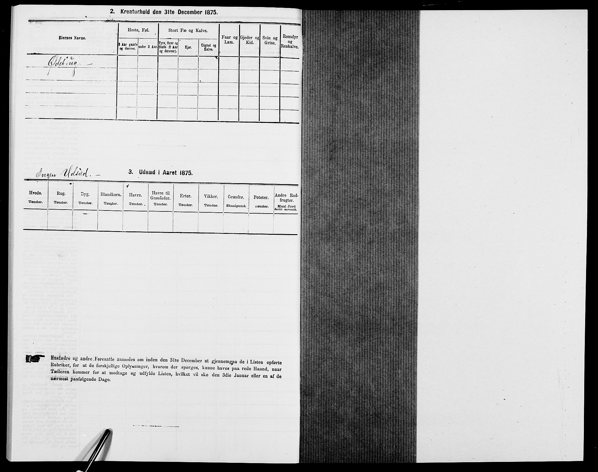 SAK, 1875 census for 0929P Åmli, 1875, p. 259