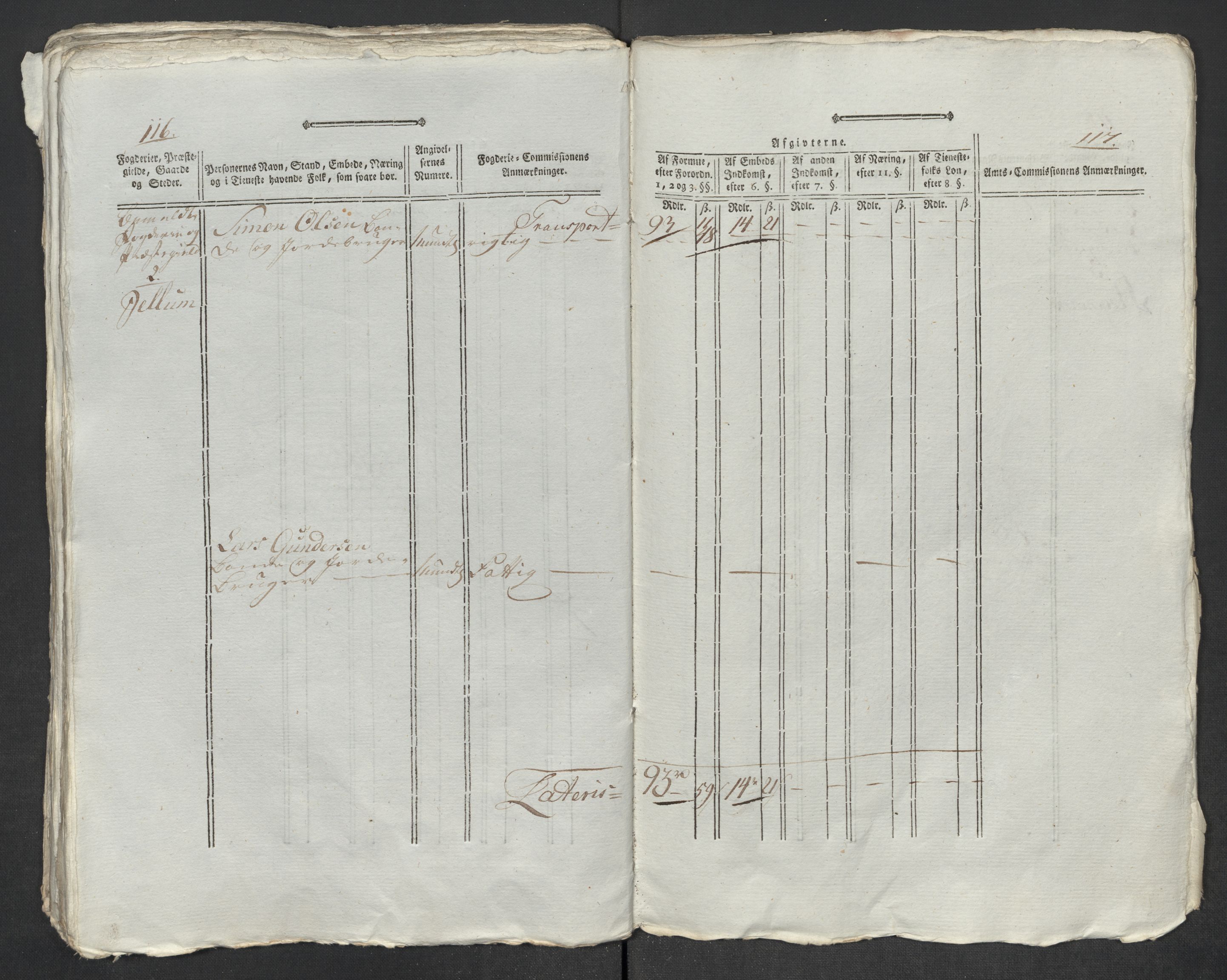 Rentekammeret inntil 1814, Reviderte regnskaper, Mindre regnskaper, AV/RA-EA-4068/Rf/Rfe/L0056:  Ytre og Indre Sogn fogderi, 1789, p. 223