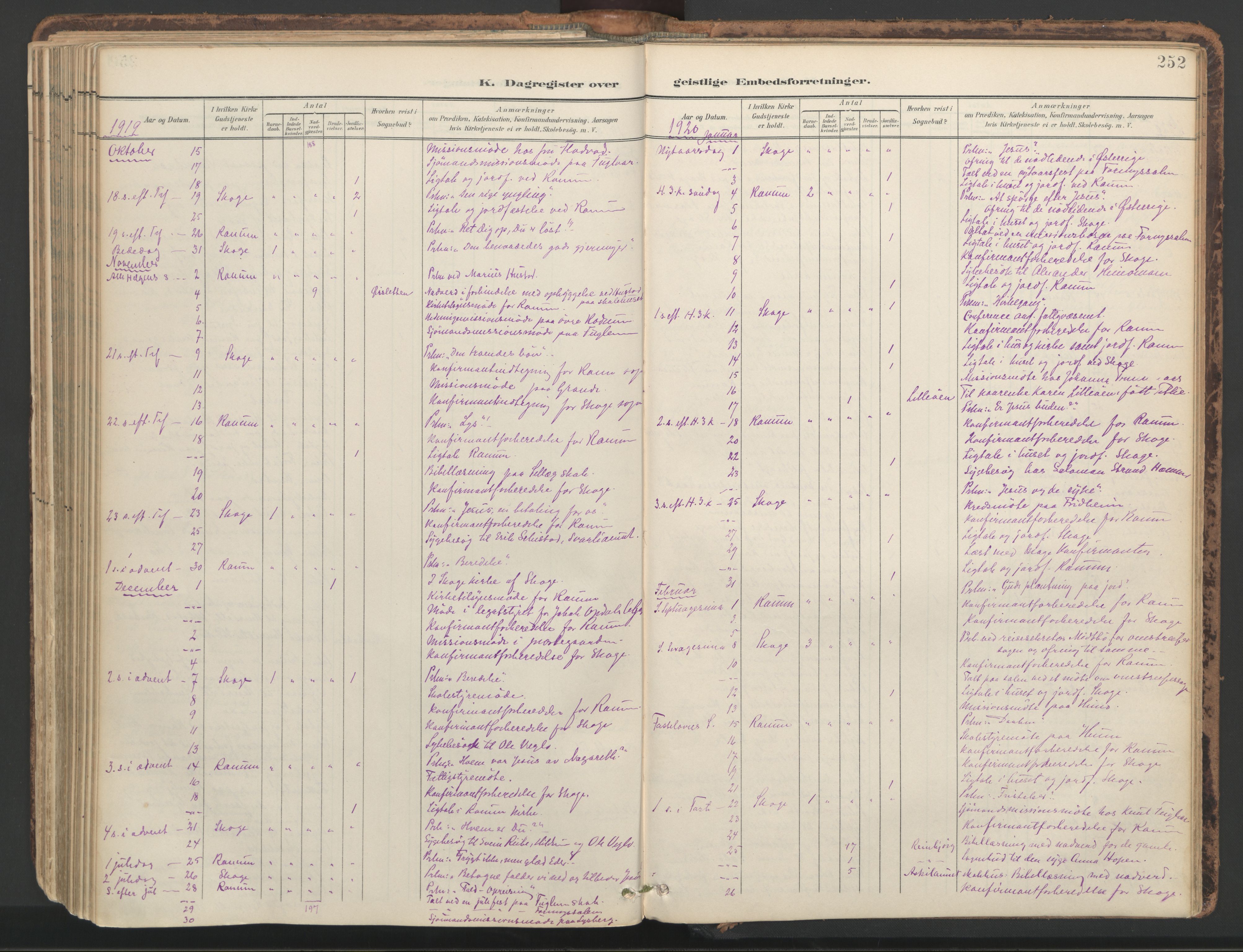 Ministerialprotokoller, klokkerbøker og fødselsregistre - Nord-Trøndelag, SAT/A-1458/764/L0556: Parish register (official) no. 764A11, 1897-1924, p. 252