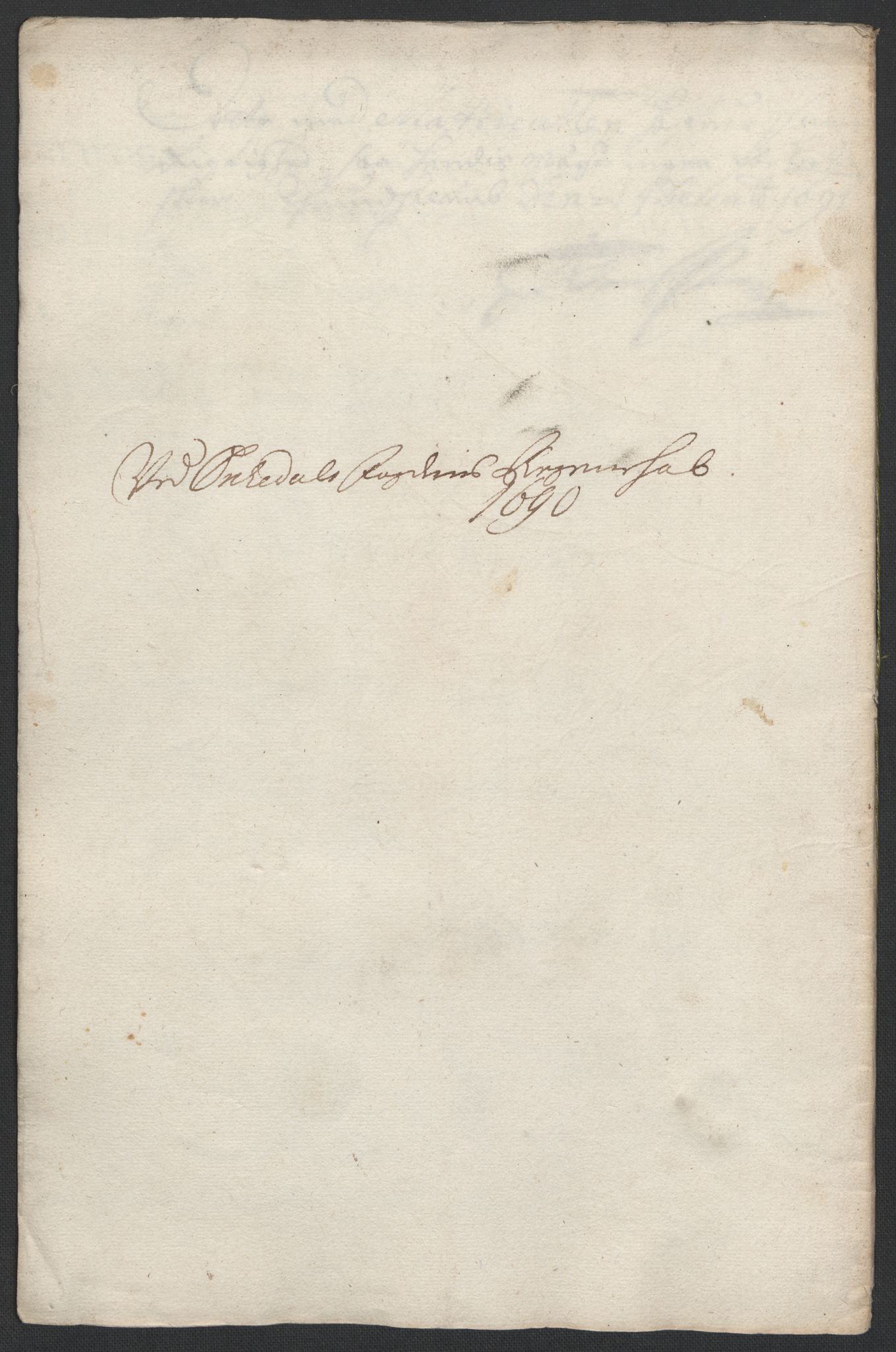 Rentekammeret inntil 1814, Reviderte regnskaper, Fogderegnskap, AV/RA-EA-4092/R58/L3936: Fogderegnskap Orkdal, 1689-1690, p. 337